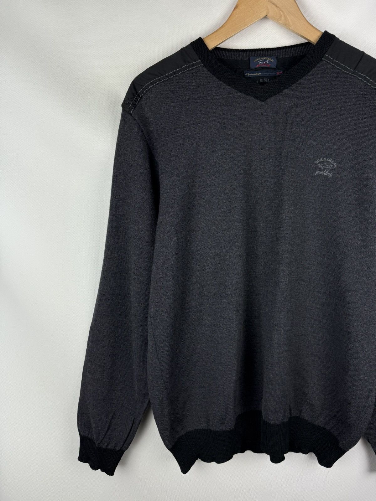 Paul & Shark Paul & Shark Cool Touch Light Men’s Wool Sweater Pullover Size US L / EU 52-54 / 3 - 2 Thumbnail
