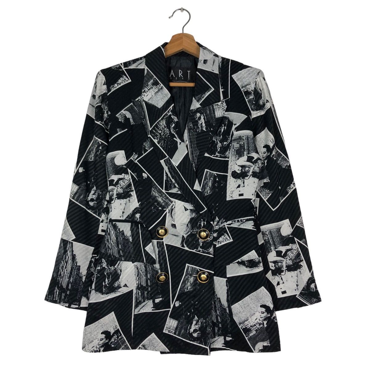 Japanese Brand 🔥Vintage Art Sexy Japan Made Light Jacket Over Print Japan Size US M / EU 48-50 / 2 - 1 Thumbnail