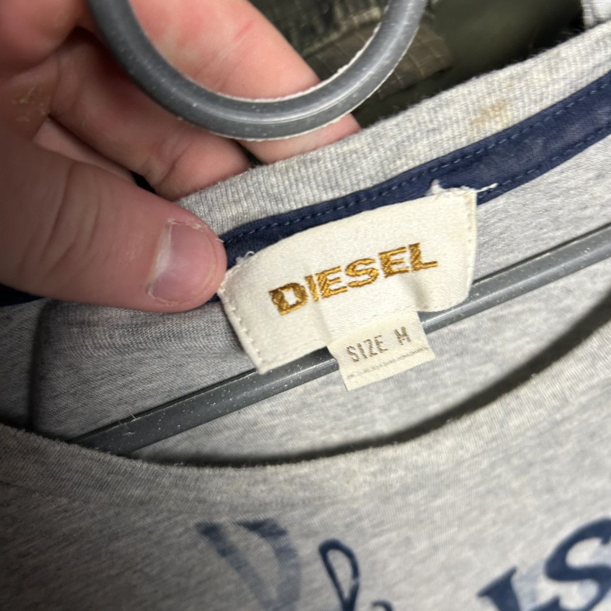 Diesel Designer Diesel Big Graphic Logo y2k industry opium tee Size US M / EU 48-50 / 2 - 6 Thumbnail