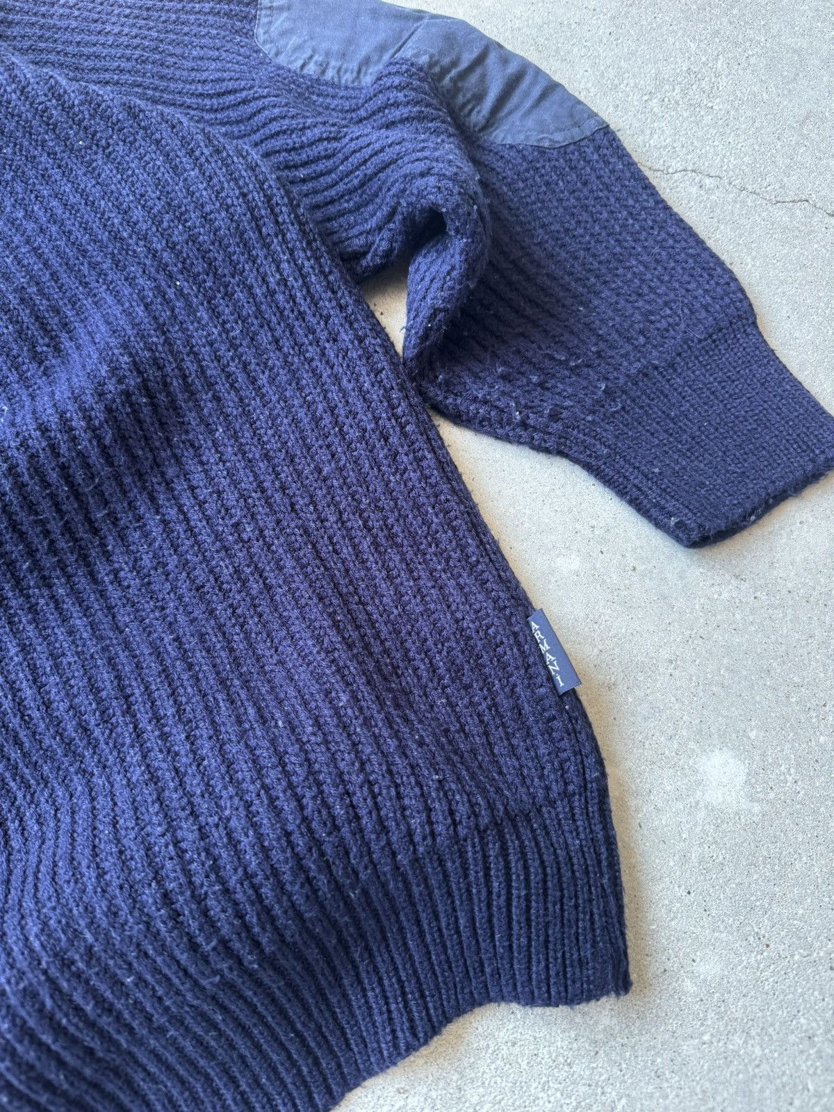 Armani Exchange Vintage Armani Military Sweater Wool Size US XL / EU 56 / 4 - 9 Thumbnail