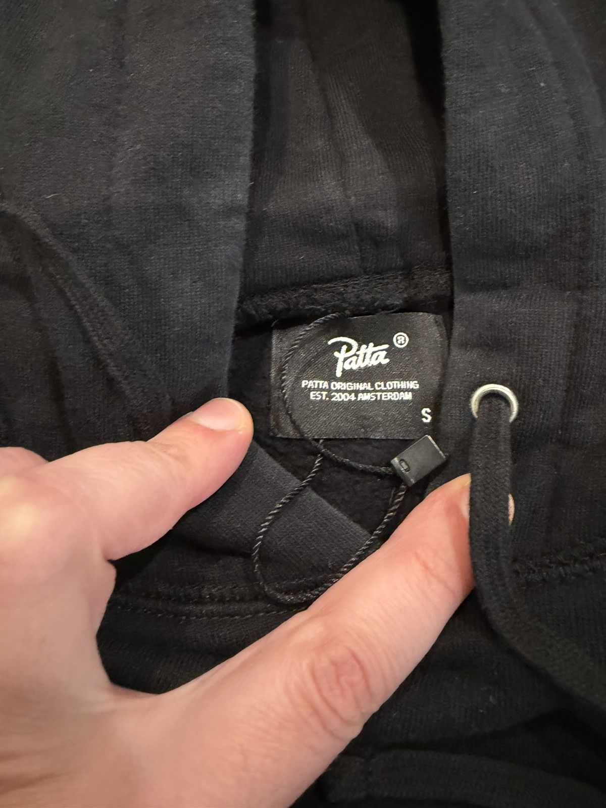 Patta PATTA BLACK HOODIE Size US S / EU 44-46 / 1 - 7 Thumbnail