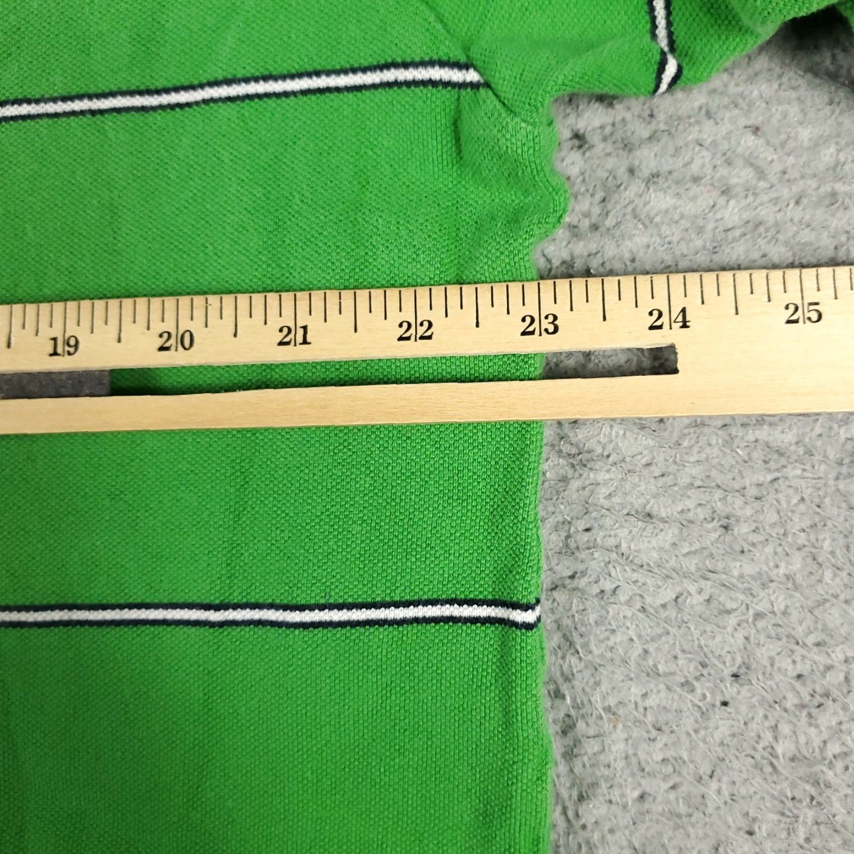 Nautica Nautica Polo Shirt Mens XL Green Striped Casual Short Sleeve Activewear Size US XL / EU 56 / 4 - 5 Thumbnail