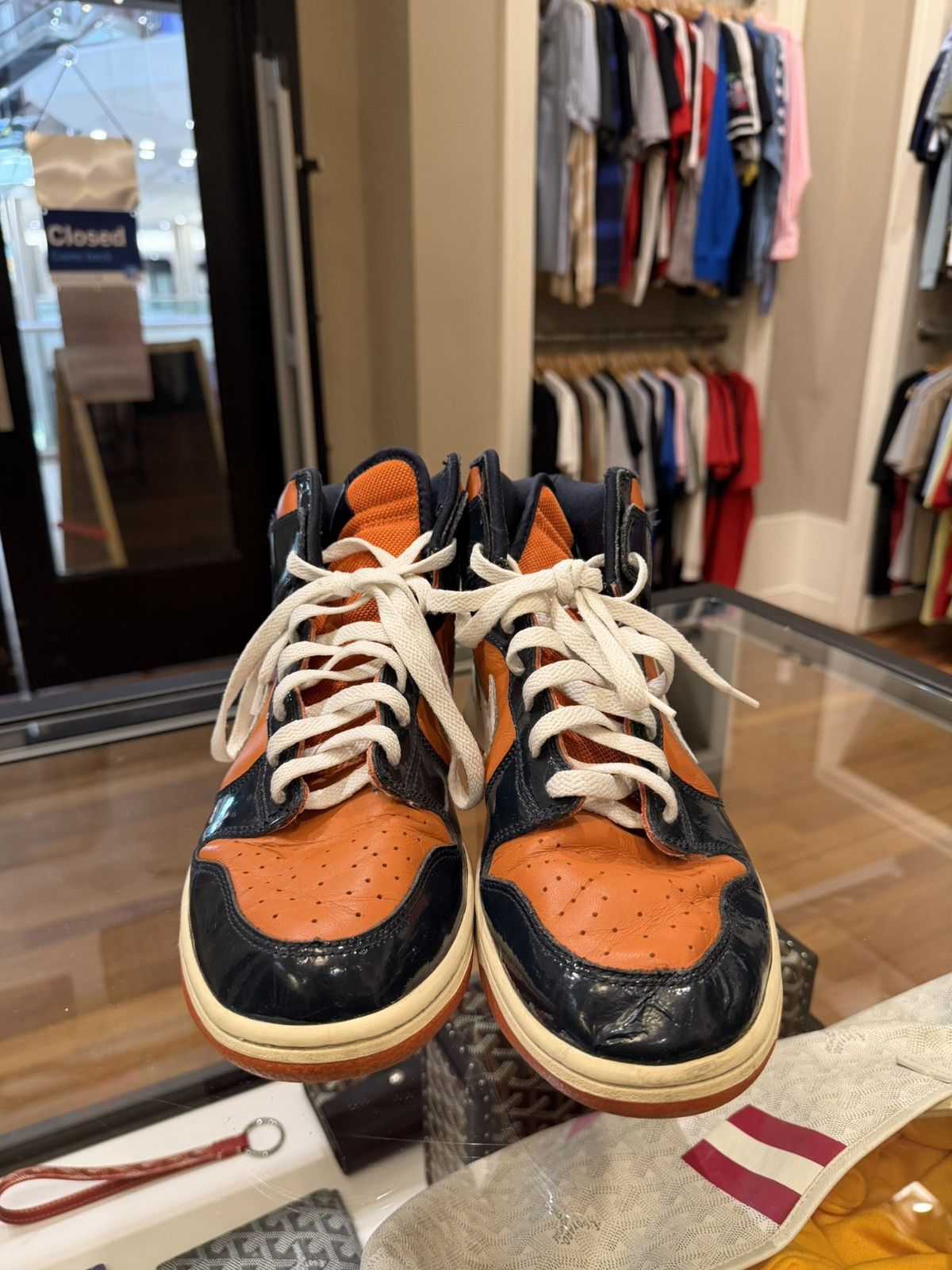 Nike Vintage Nike Dunk High SP ‘Mesa Orange (2003)’ Size US 11.5 / EU 44-45 - 5 Thumbnail