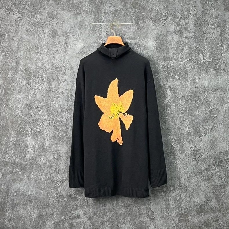 Yohji Yamamoto Yohji Yamamoto Black Turtleneck Sweater Size US L / EU 52-54 / 3 - 1 Thumbnail