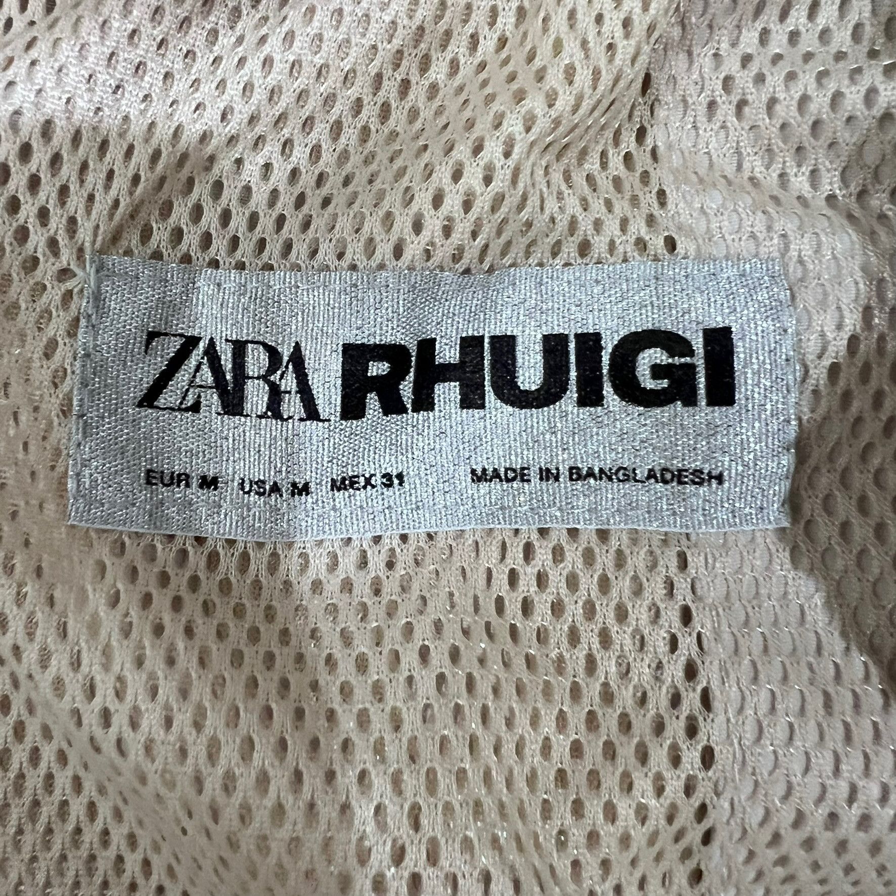Zara Zara Rhuigi Cream / Off-White Drawstring Nylon Shorts Size US 30 / EU 46 - 5 Thumbnail