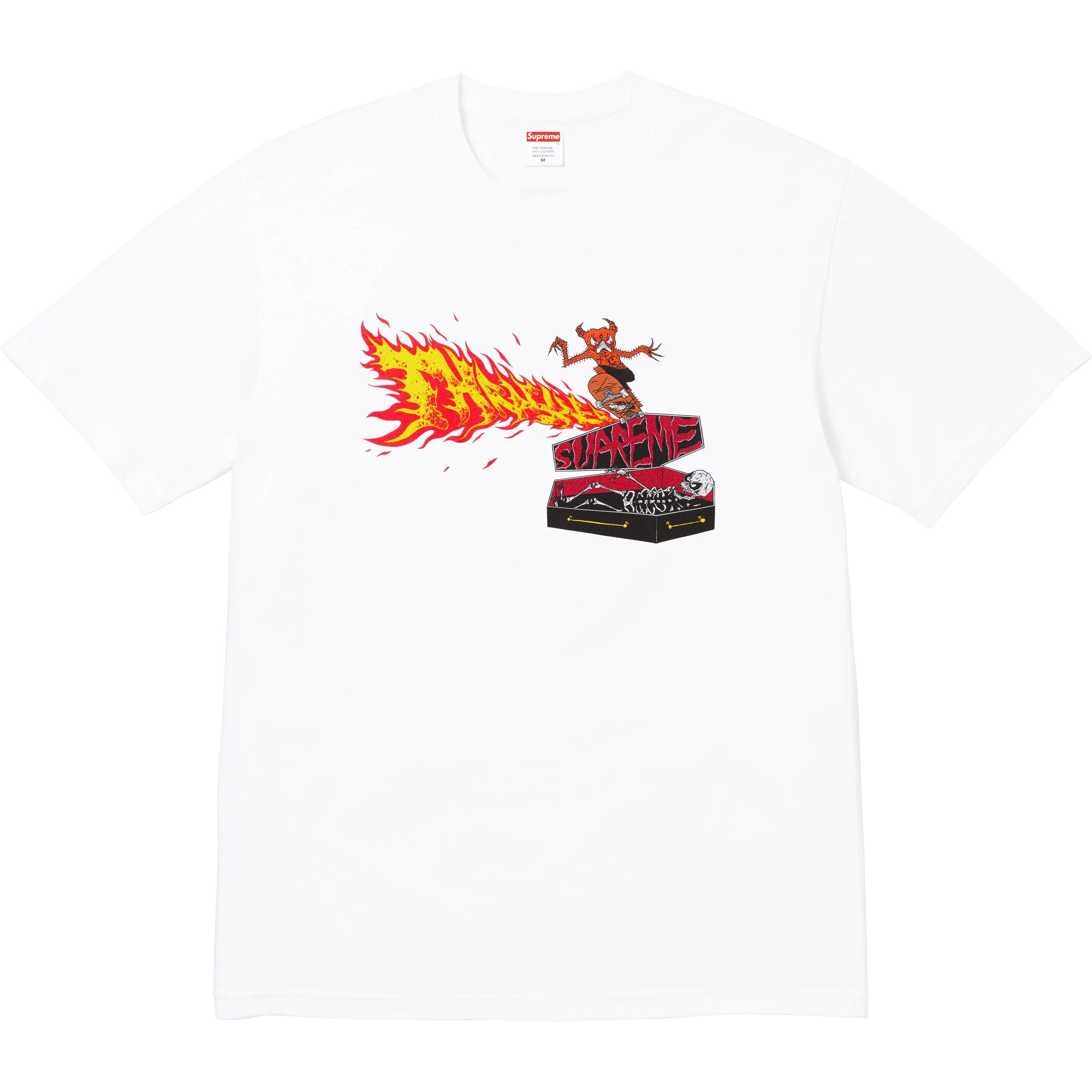 Supreme × Thrasher Supreme Thrasher Back Tail Tee Size US XXL / EU 58 / 5 - 1 Thumbnail