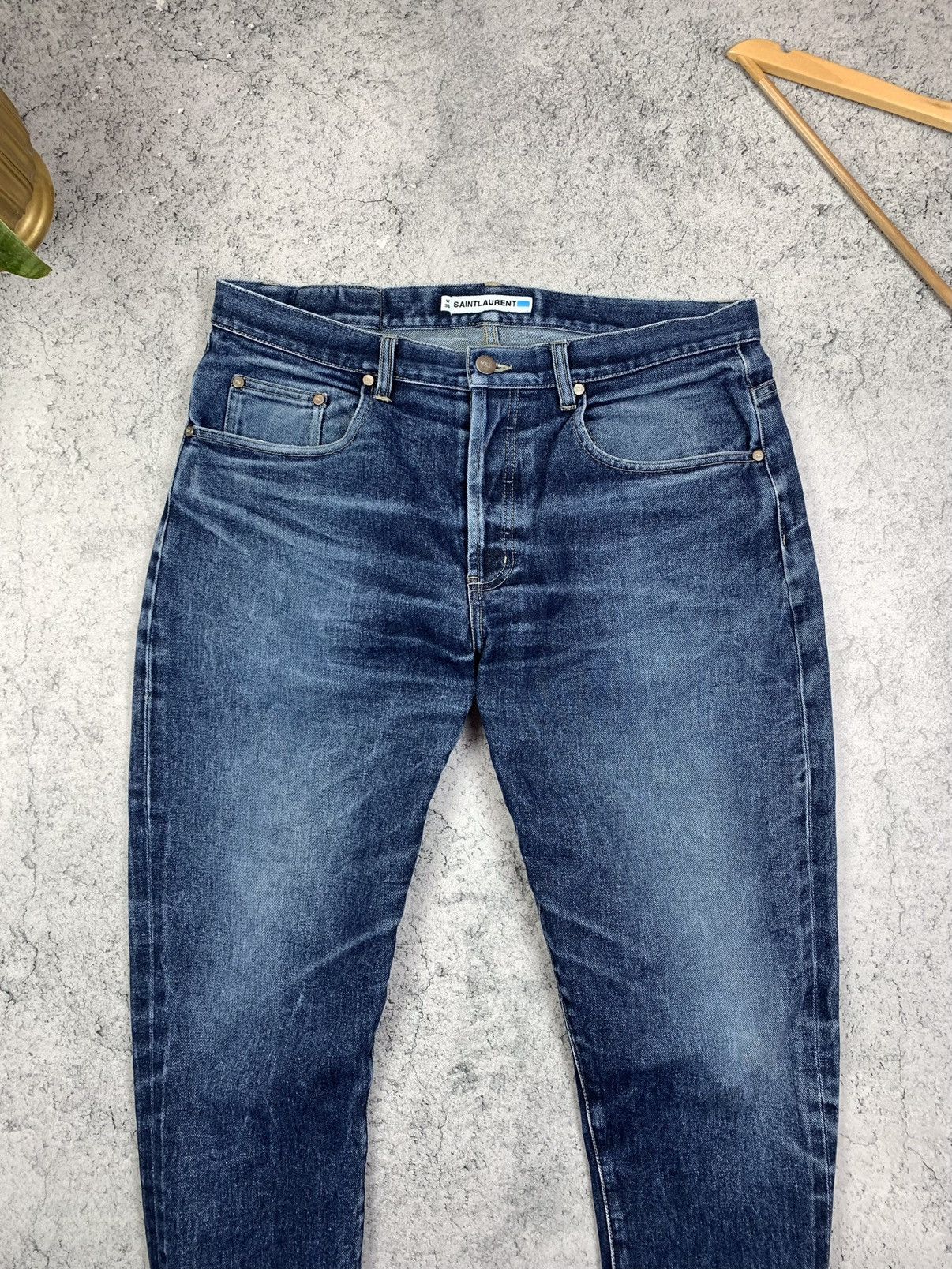 Yves Saint Laurent Saint Laurent Vintage YSL Denim Mens Jeans Size 36 Size US 36 / EU 52 - 2 Thumbnail