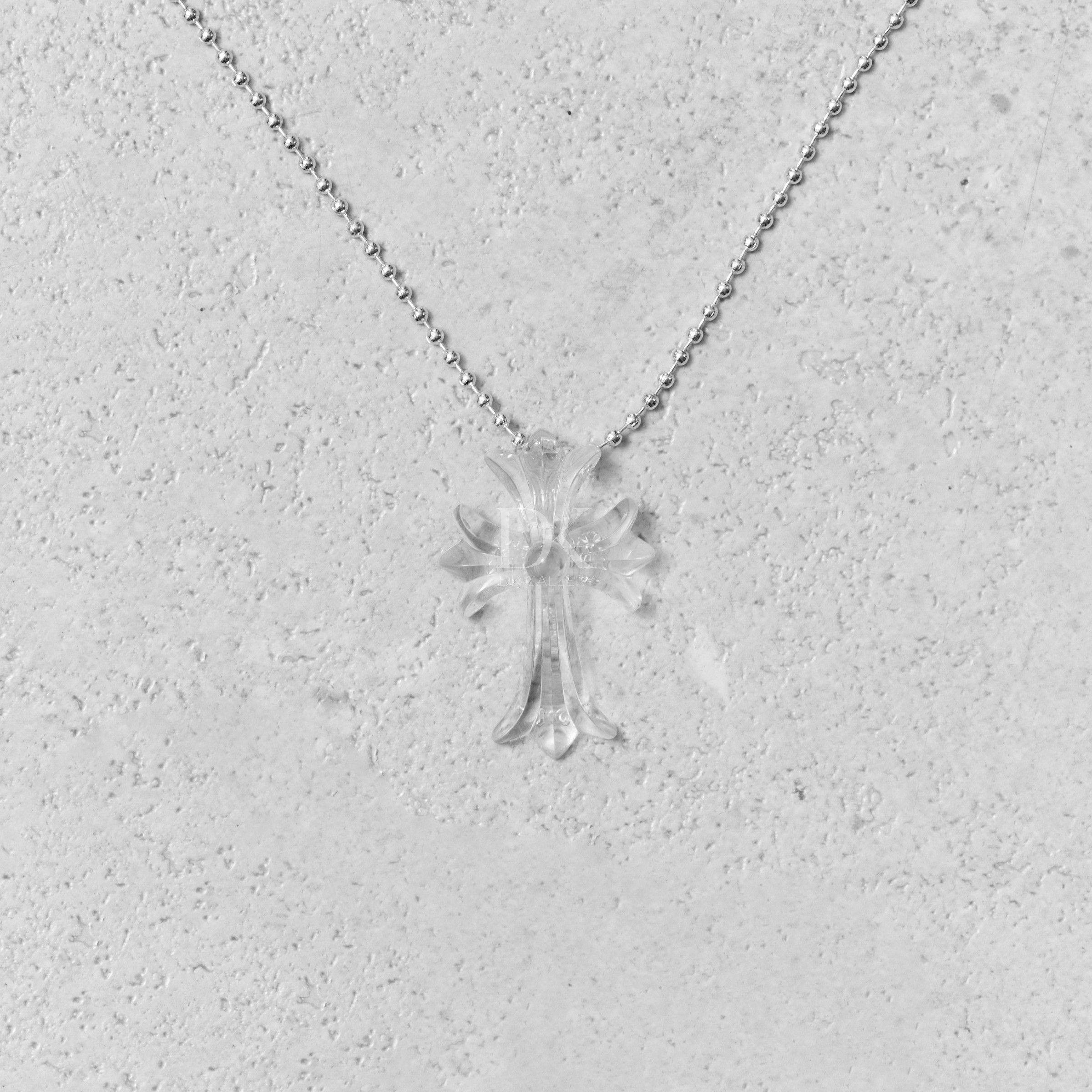 Chrome Hearts CHROME HEARTS Silicrome Cross Necklace Clarity Size ONE SIZE - 1 Thumbnail