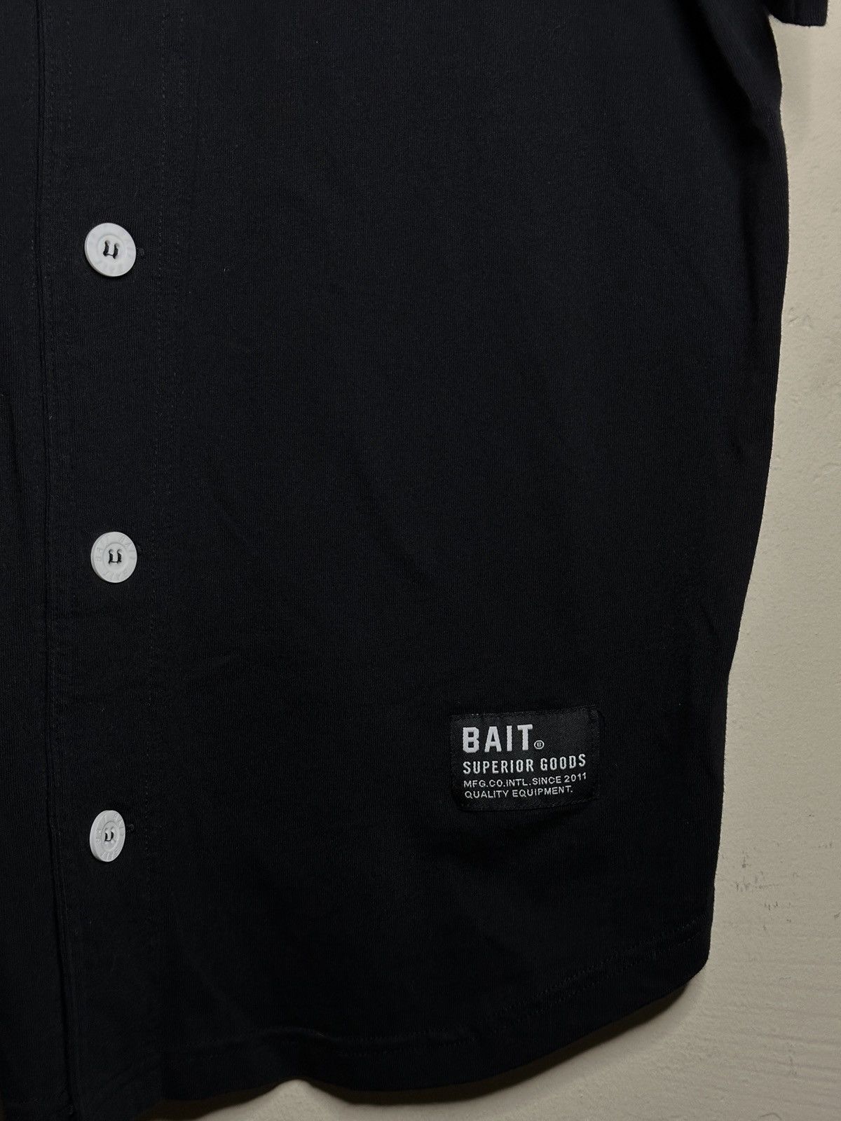 Bait *RARE* BAIT Nippon Logo Baseball Boy Button Jersey - Large Size US L / EU 52-54 / 3 - 4 Thumbnail