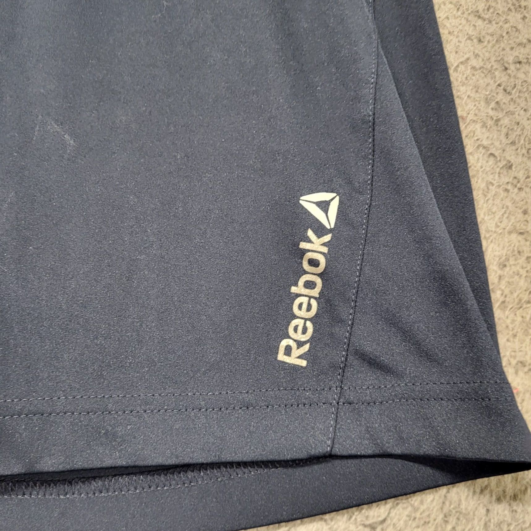 Reebok Reebok Shorts Men Size Medium Regular Navy Blue Play Dry Basketball Sports Activewear Shorts Size US 31 - 3 Thumbnail