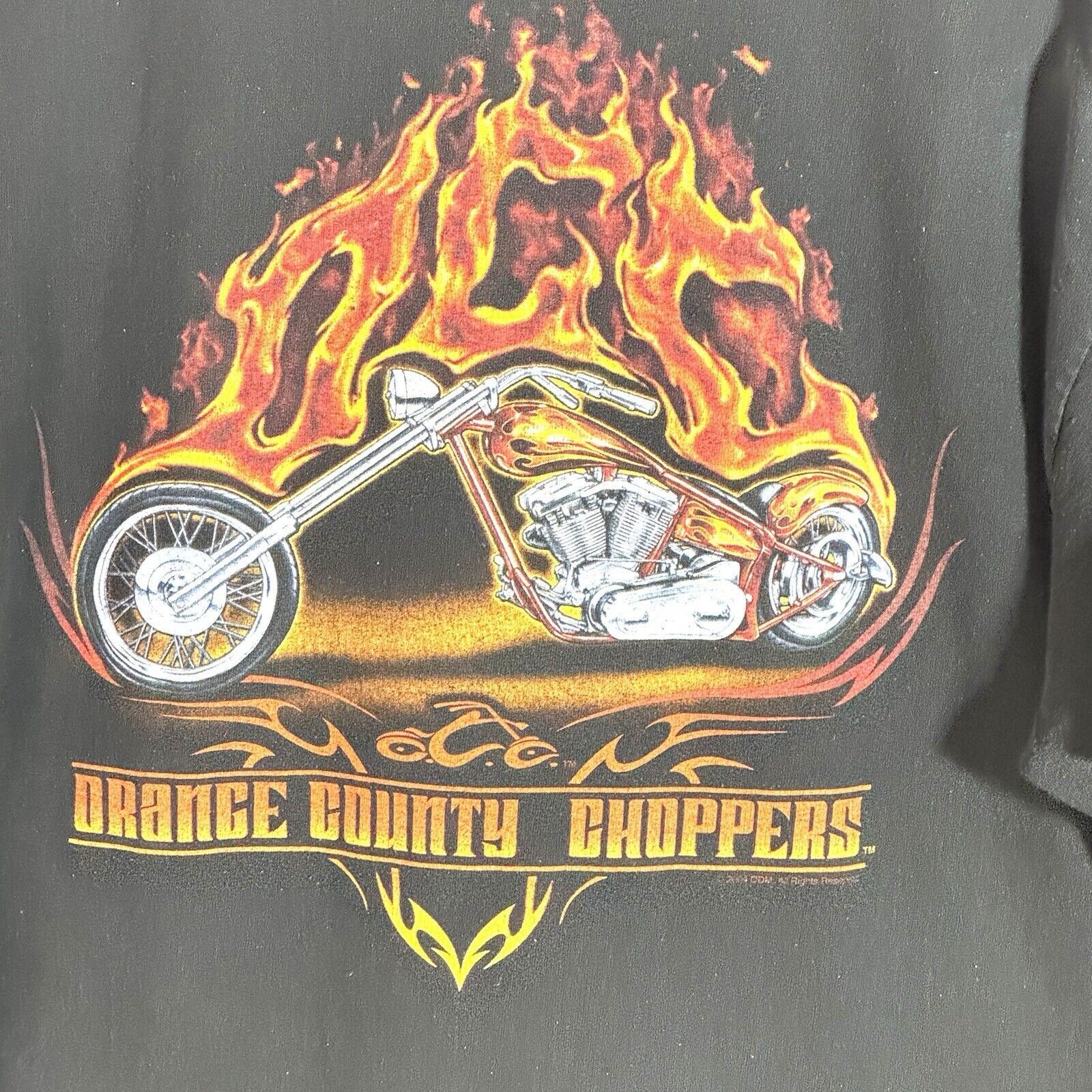 West Coast Choppers VTG 2004 Orange County Chopper Motorcycle Graphic T-shirt XL Size US XL / EU 56 / 4 - 3 Thumbnail