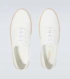 Saint Laurent Paris o1y0325 Low-Top Sneakers in White Size US 9 / EU 42 - 5 Thumbnail