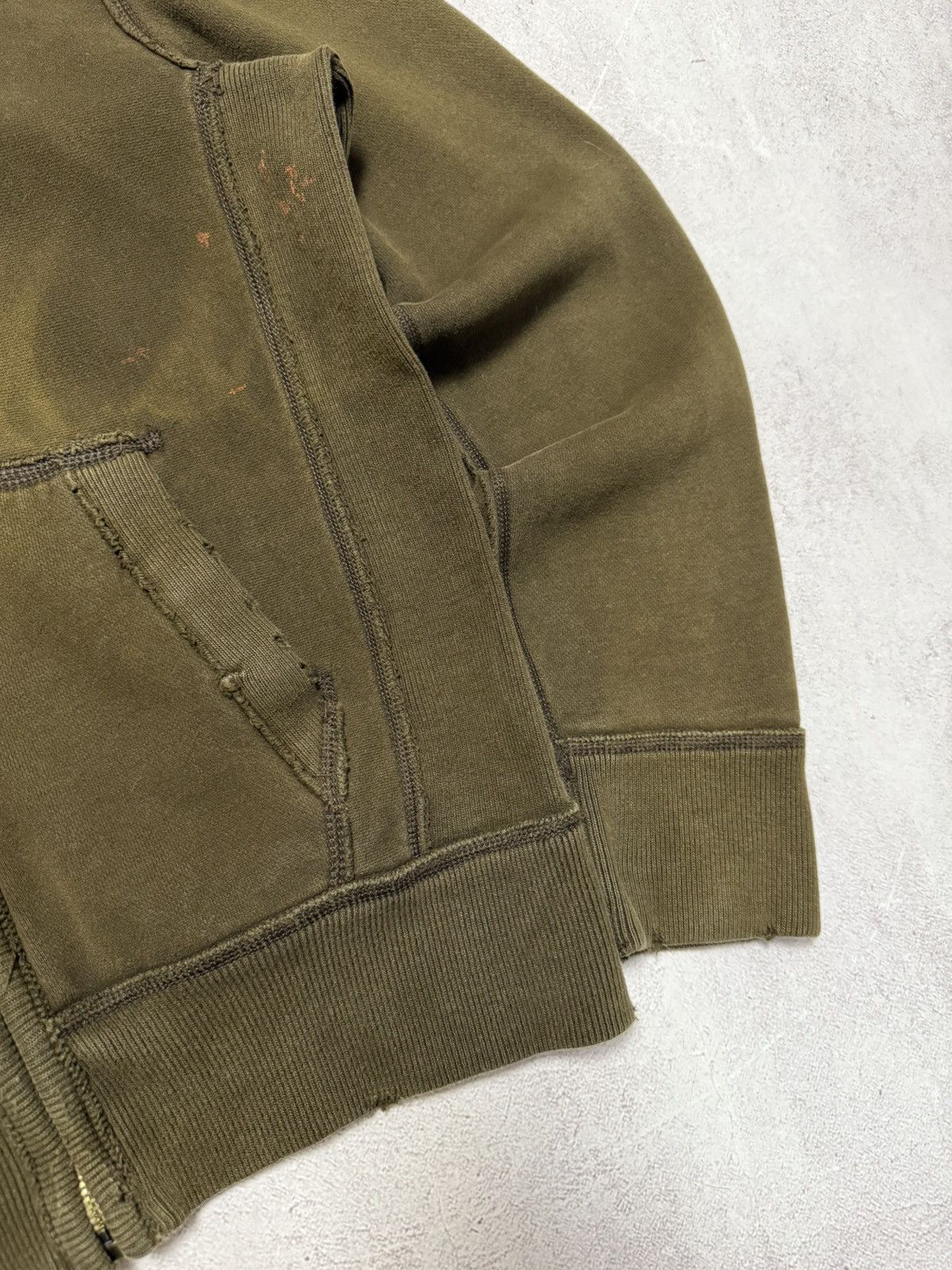Abercrombie & Fitch Vintage Abercrombie Fitch Hoodie Big Logo Distressed Wash Size US L / EU 52-54 / 3 - 4 Thumbnail
