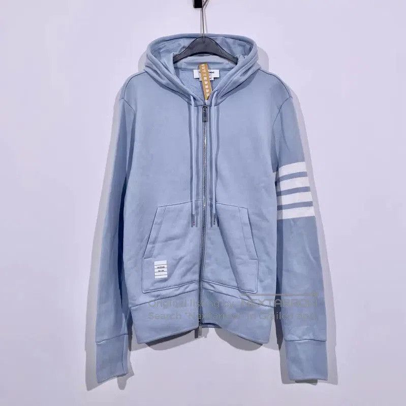 Thom Browne Blue Cotton Women’s Jacket .