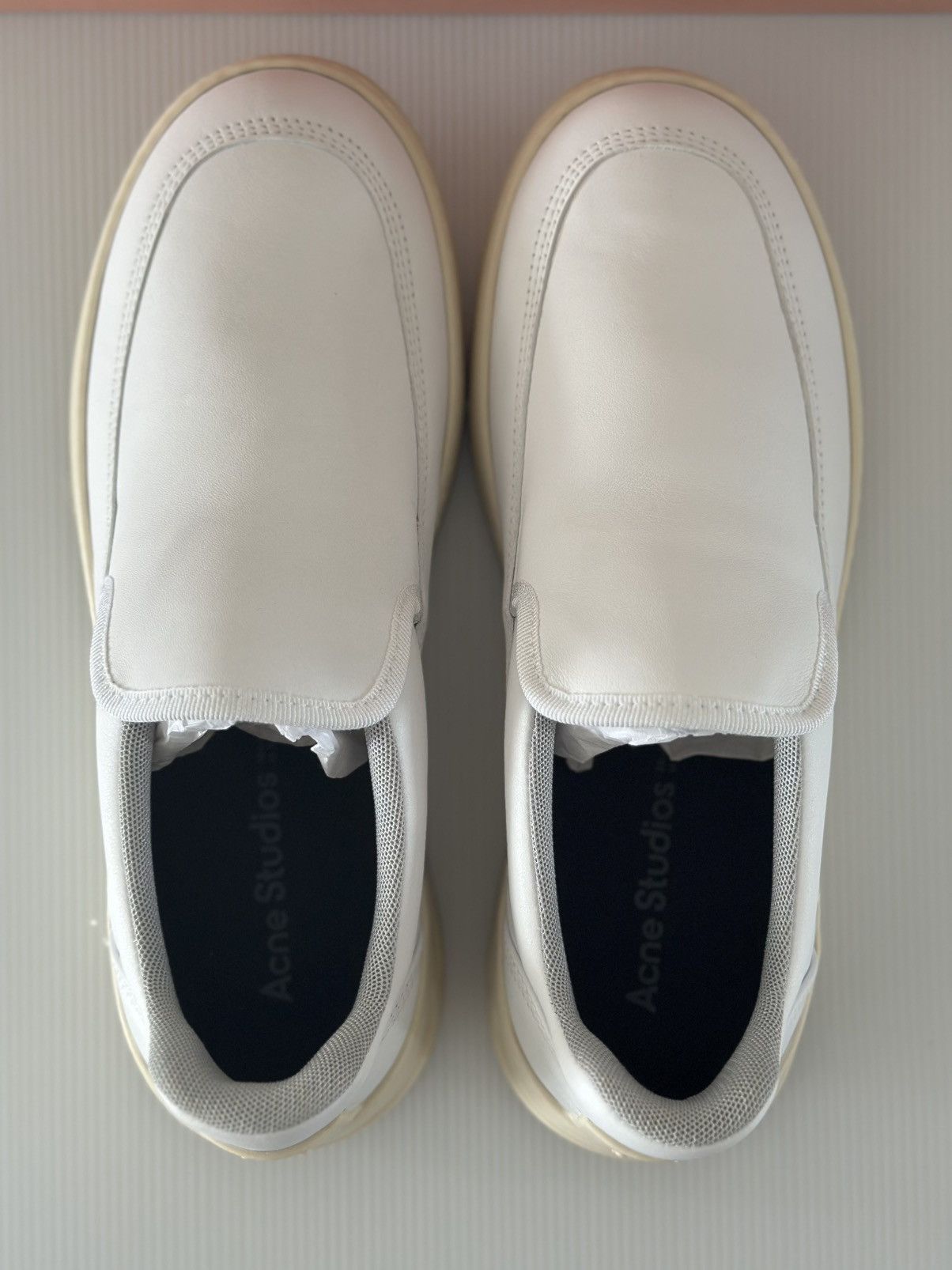 Acne Studios Acne Studios Bennie Face Slip On Sneakers Size US 8.5 / IT 38.5 - 10 Thumbnail