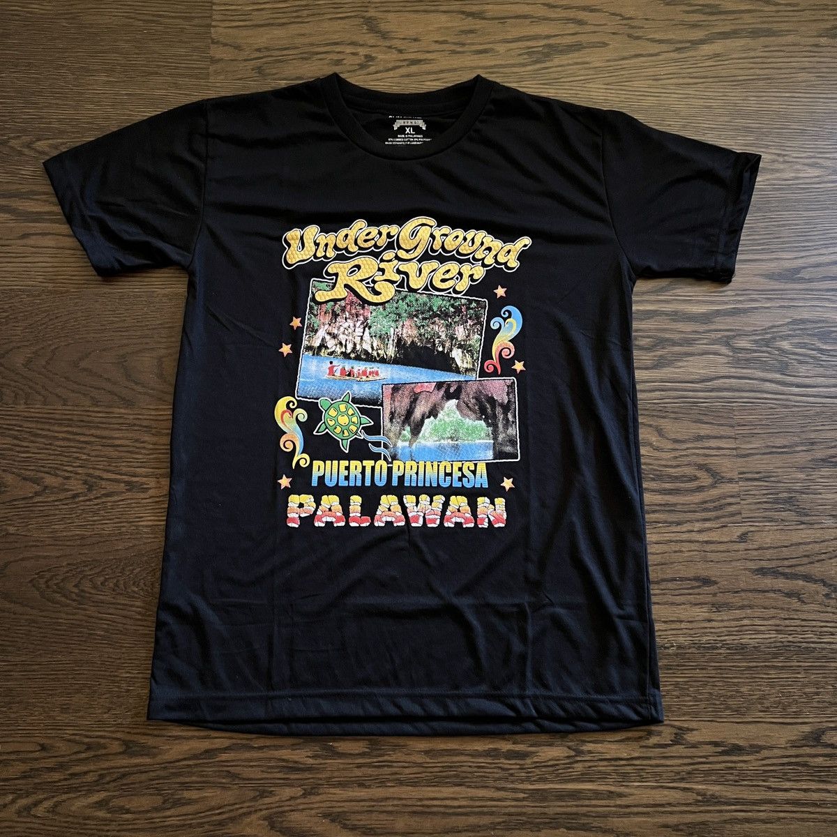 Vintage Puerto Princesa Palawan Underground River tourist shirt Size US XL / EU 56 / 4 - 1 Thumbnail