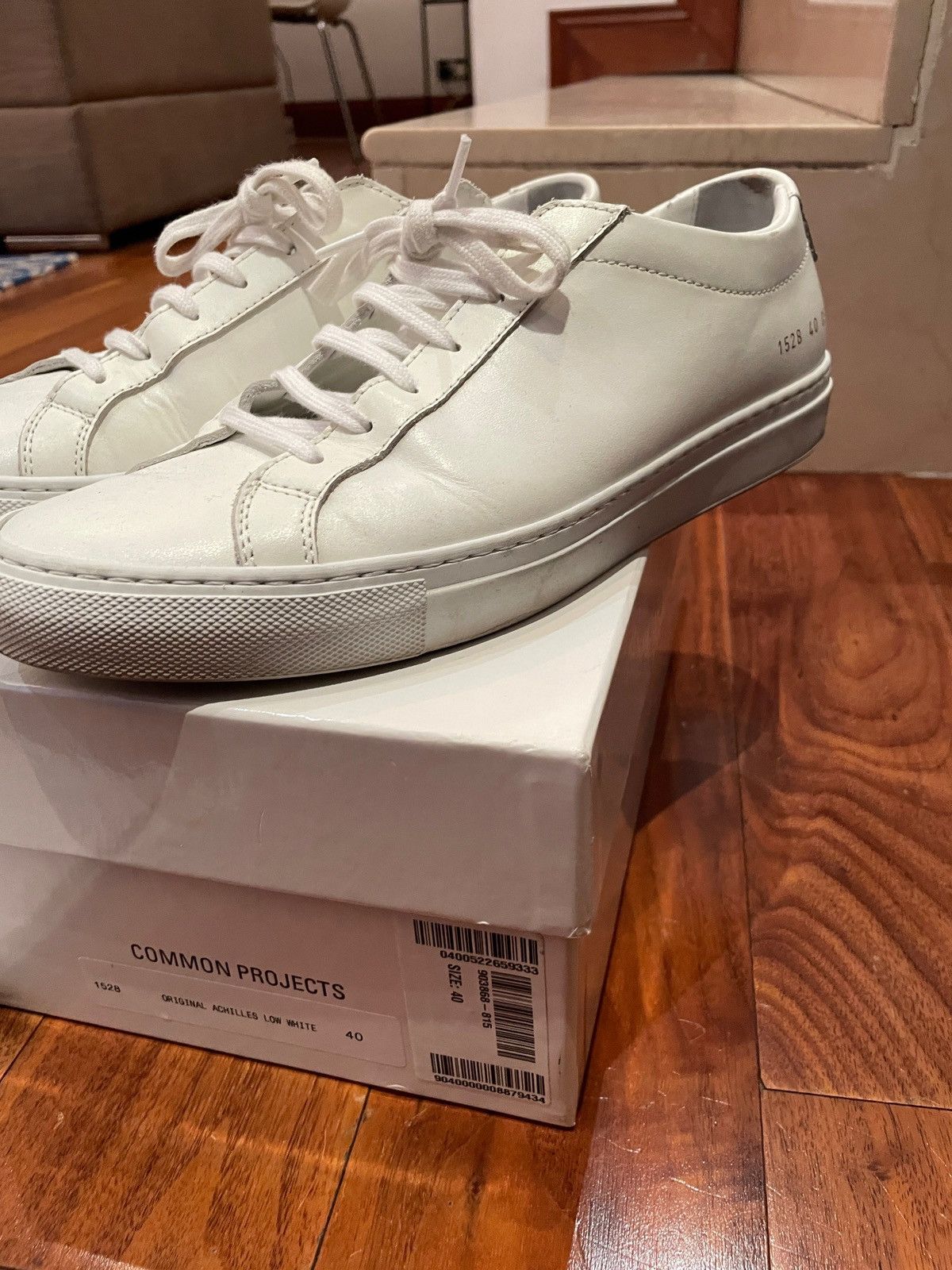 Common Projects Common Projects original achilles low white Size US 7 / EU 40 - 3 Thumbnail