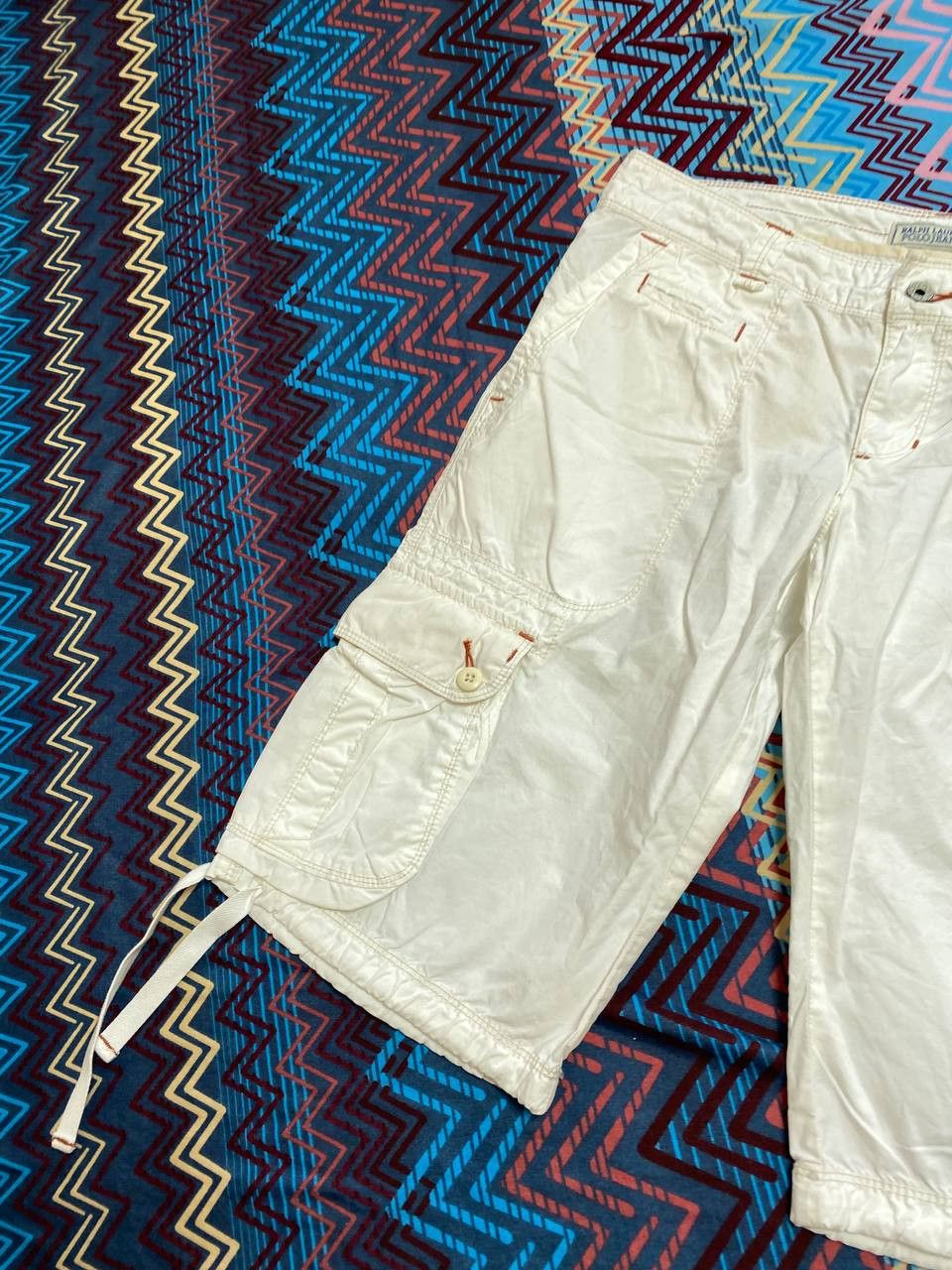 Polo Ralph Lauren × Ralph Lauren × Vintage Vintage Polo Ralph Lauren Old Money Cargo Shorts Size 28" / US 6 / IT 42 - 9 Thumbnail