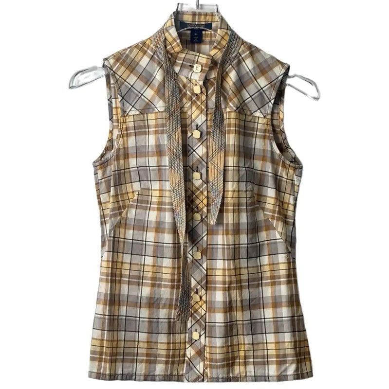 Louis Vuitton Louis Vuitton Yellow Cotton Blend Women's Dress 0089 Size M / US 6-8 / IT 42-44 - 1 Thumbnail