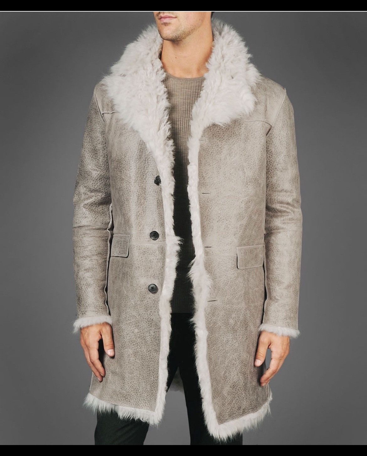 Varvatos shearling discount