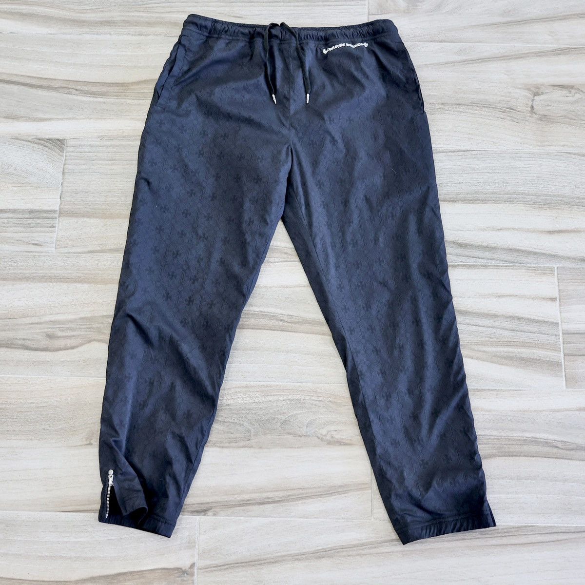 Chrome Hearts Chrome Hearts Monogram Nylon Track Pants Size US 33 - 1 Thumbnail