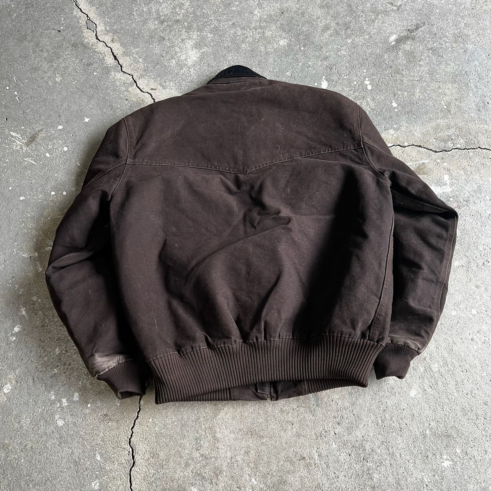 Carhartt × Vintage Carhartt J14 DKB brown santa fe work wear jacket Size US L / EU 52-54 / 3 - 4 Thumbnail