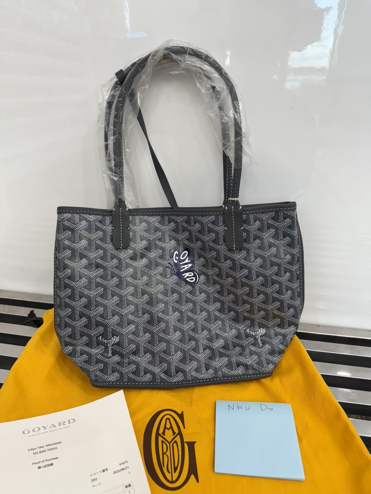 Goyard New Mini Anjou - Greg - with art work Size ONE SIZE - 4 Thumbnail