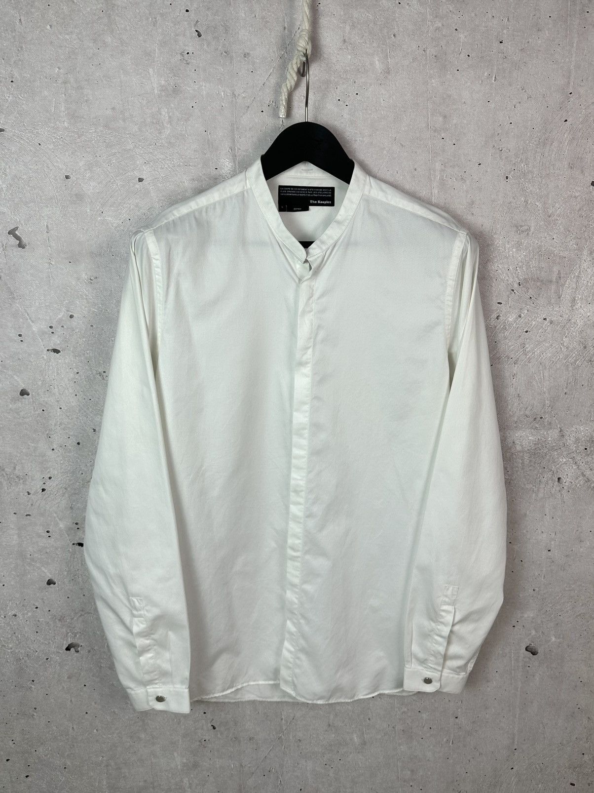 The Kooples The Kooples Fitted White Cotton Long Sleeve Men’s Shirt Size US L / EU 52-54 / 3 - 1 Thumbnail