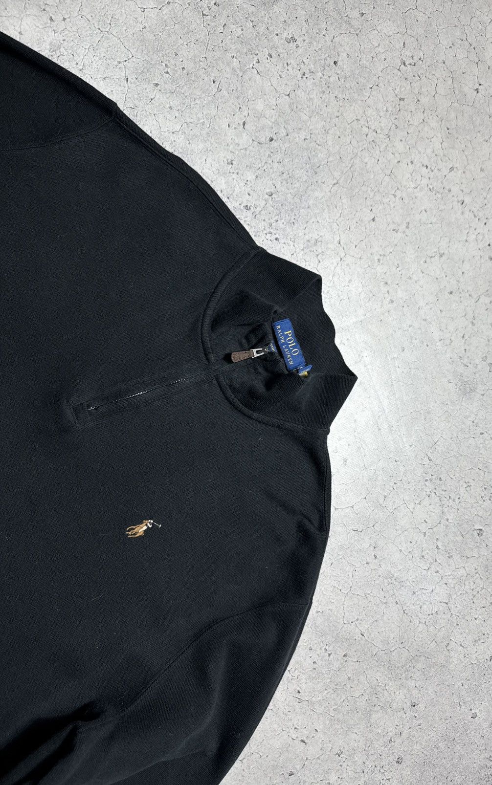 Polo Ralph Lauren Polo Ralph Lauren 1/4 Zip Sweatshirt Black Size XL Size US XL / EU 56 / 4 - 4 Thumbnail