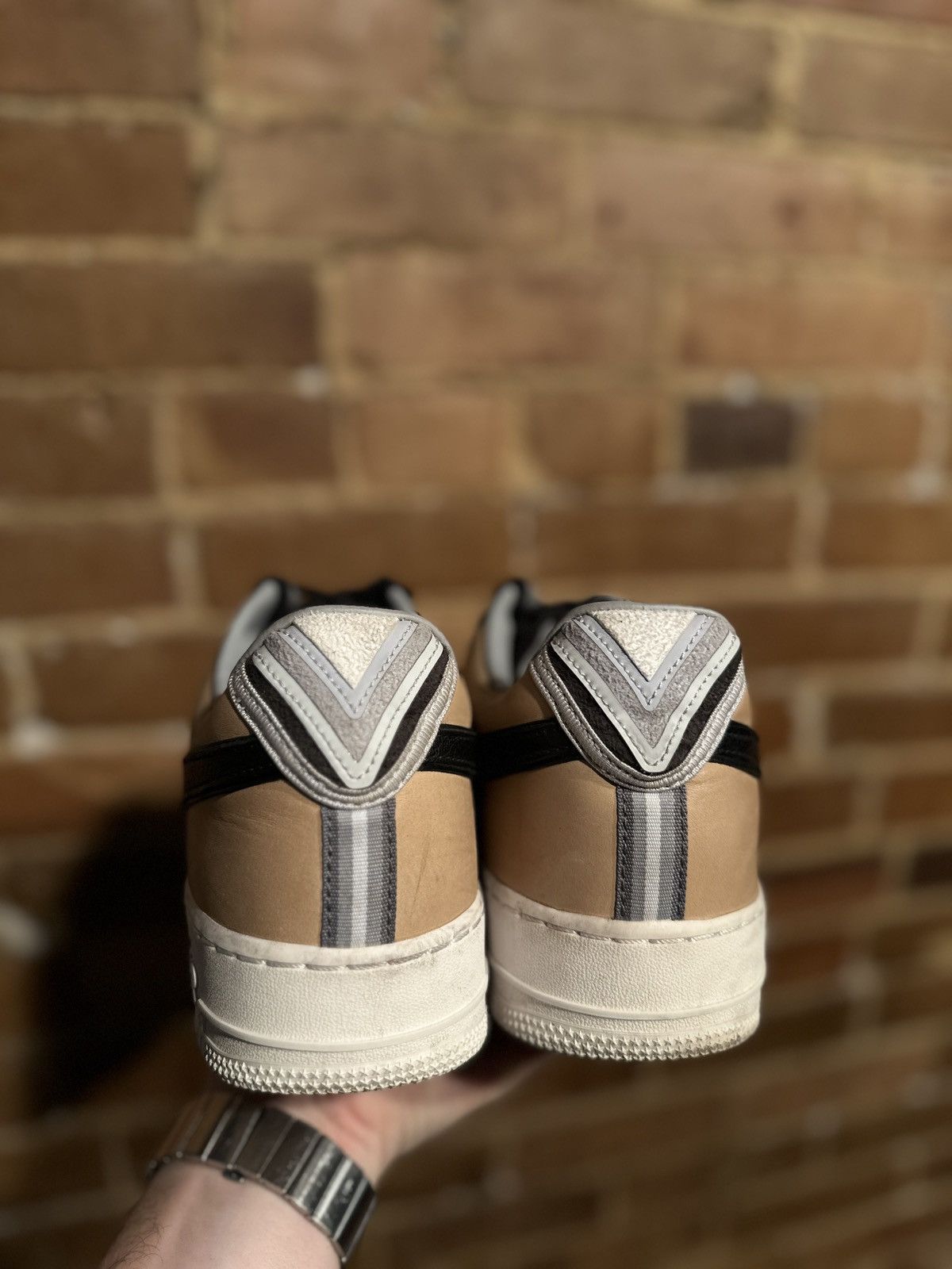 Nike × Riccardo Tisci Ricardo Tisci x Nike Air Force 1 Low Tan Size US 11.5 / EU 44-45 - 3 Thumbnail