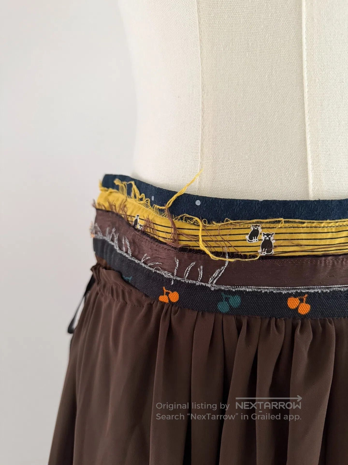 UNDERCOVER 巻きスカート　01AW d.a.v.f.期 Undercover UNDERCOVER 01AW “DAVF” Graffiti Skirt | Grailed