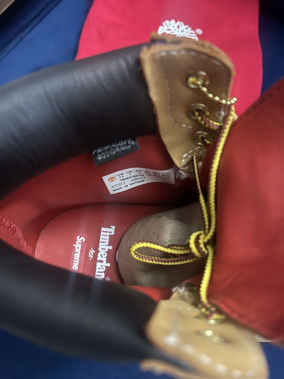 Supreme × Timberland Supreme(WHEAT) timberland 6” Premium waterproof Size US 7.5 / EU 40-41 - 9 Thumbnail