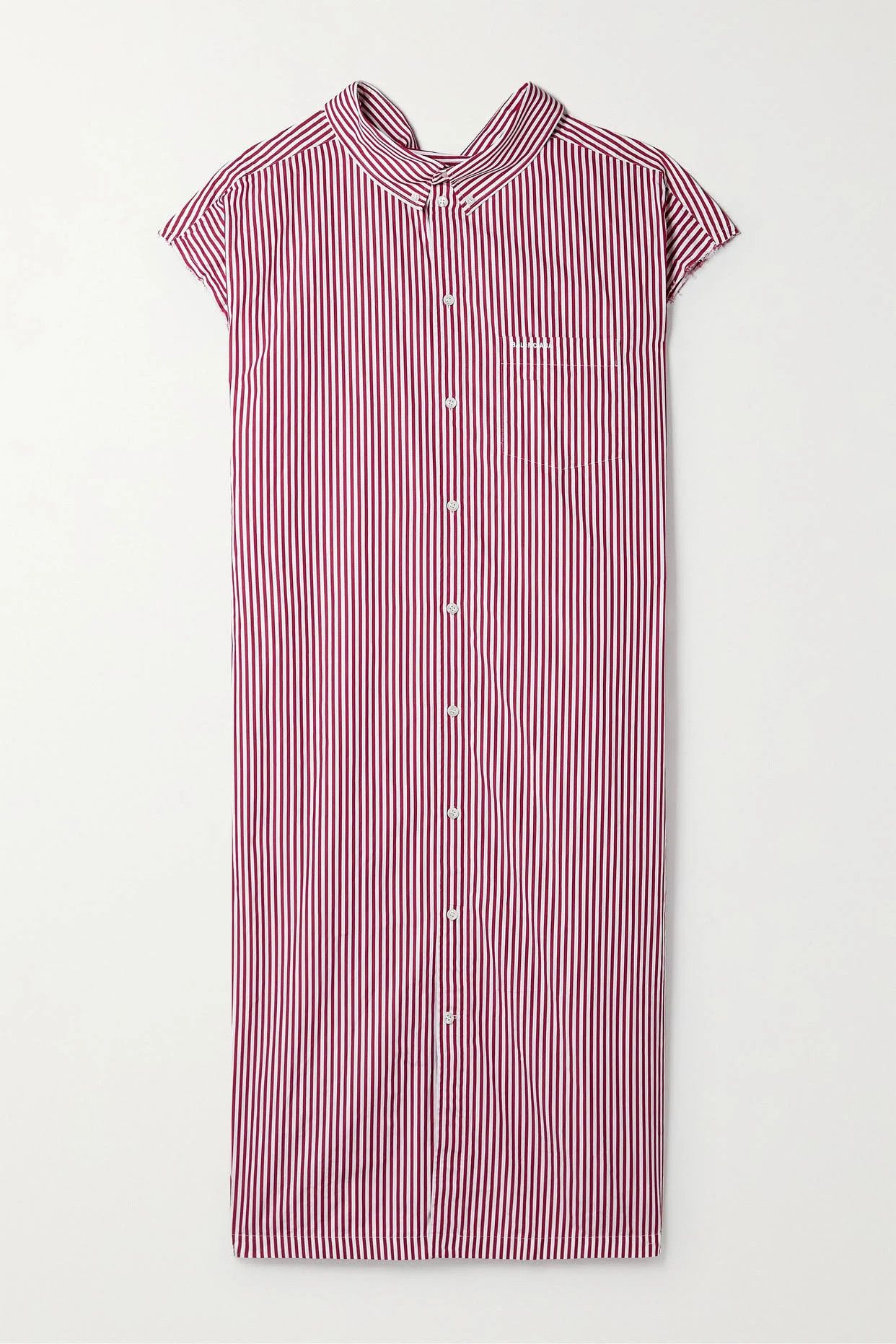 o1mt1gz0424 Swing Collar Rawcut Dress in Pink