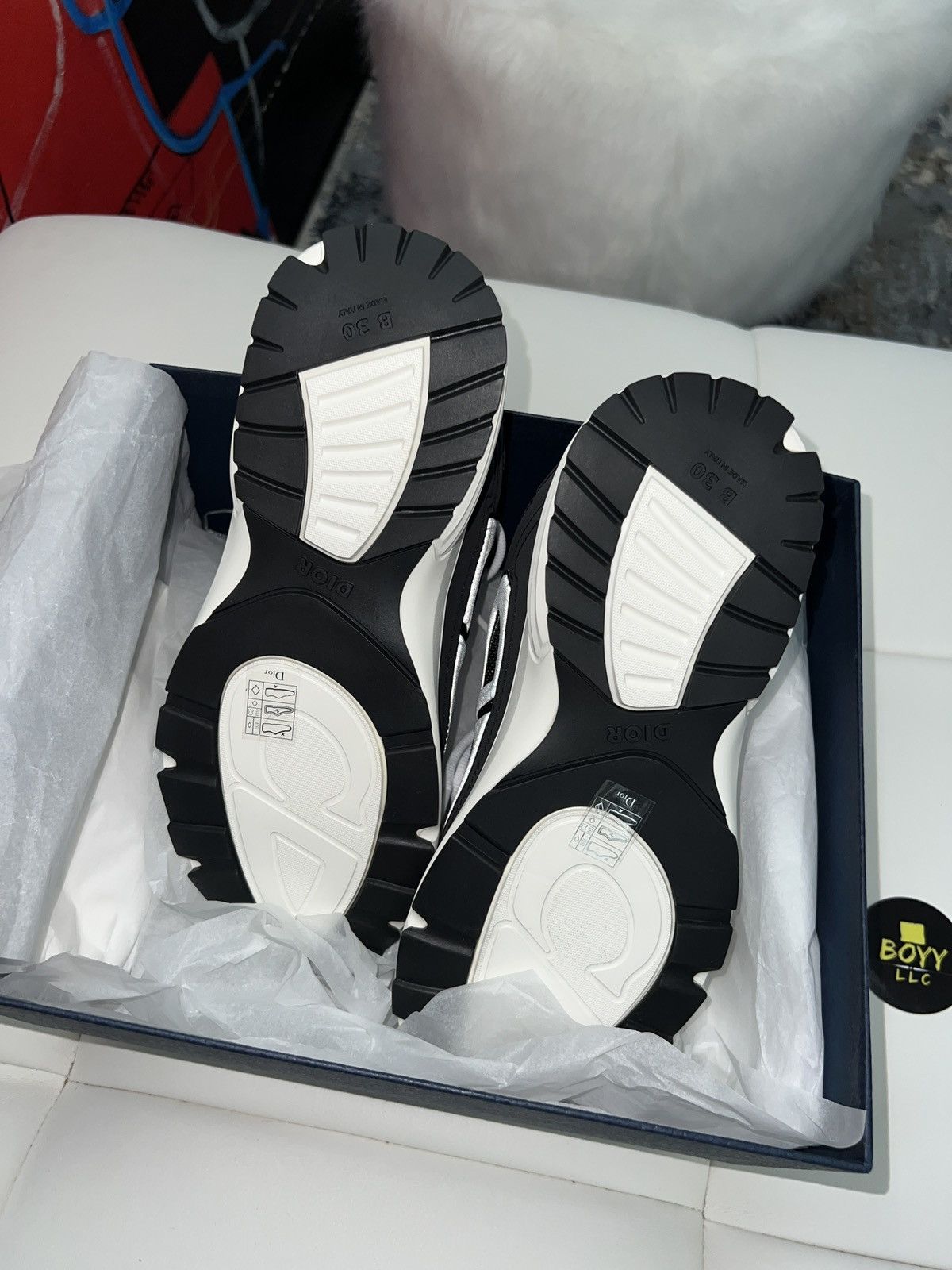 Dior Black/olive b30 sneakers Size US 8 / EU 41 - 7 Thumbnail