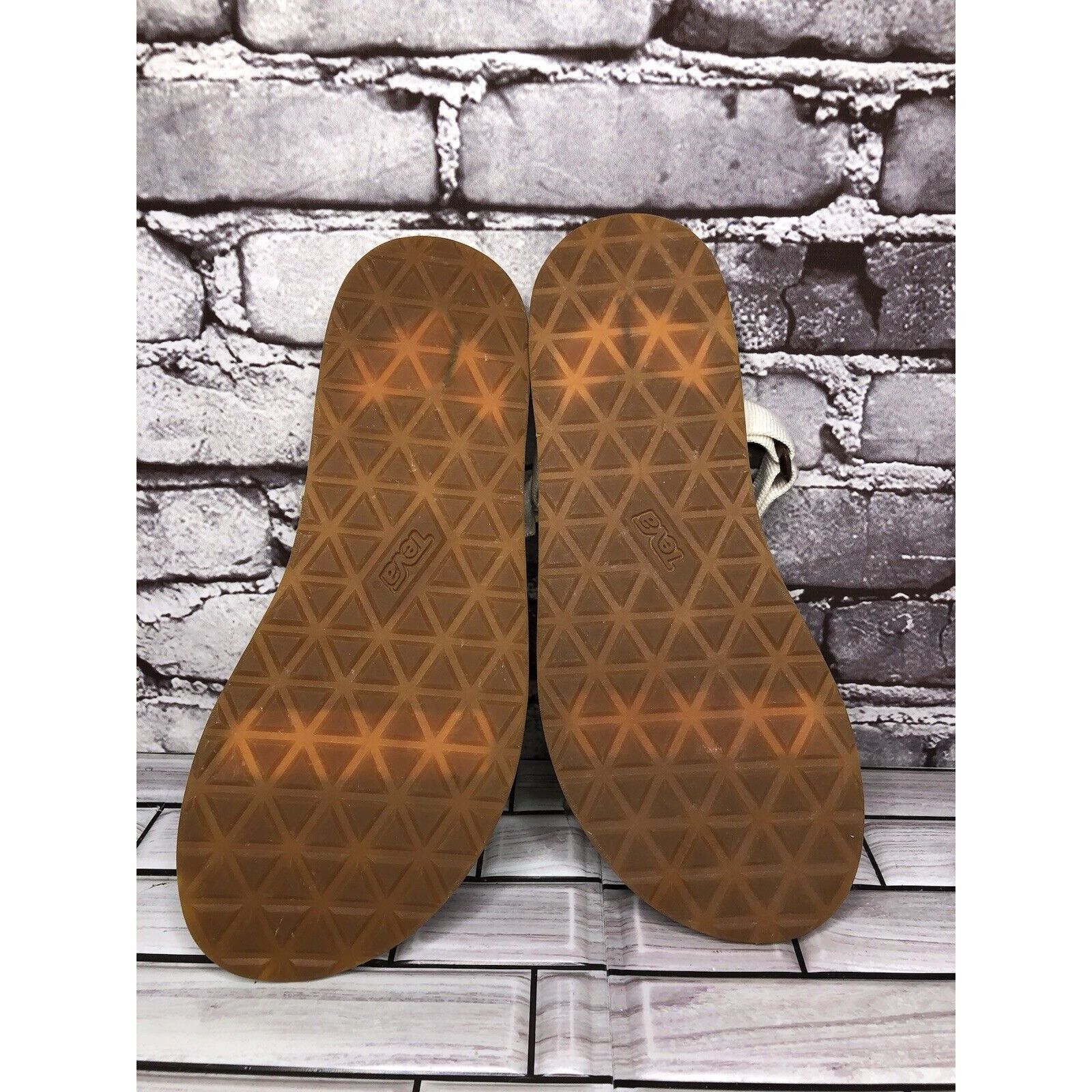 Teva Teva Universal White Textile Foam Slide Sandals Women Sz 10 Size US 10 / IT 40 - 12 Thumbnail