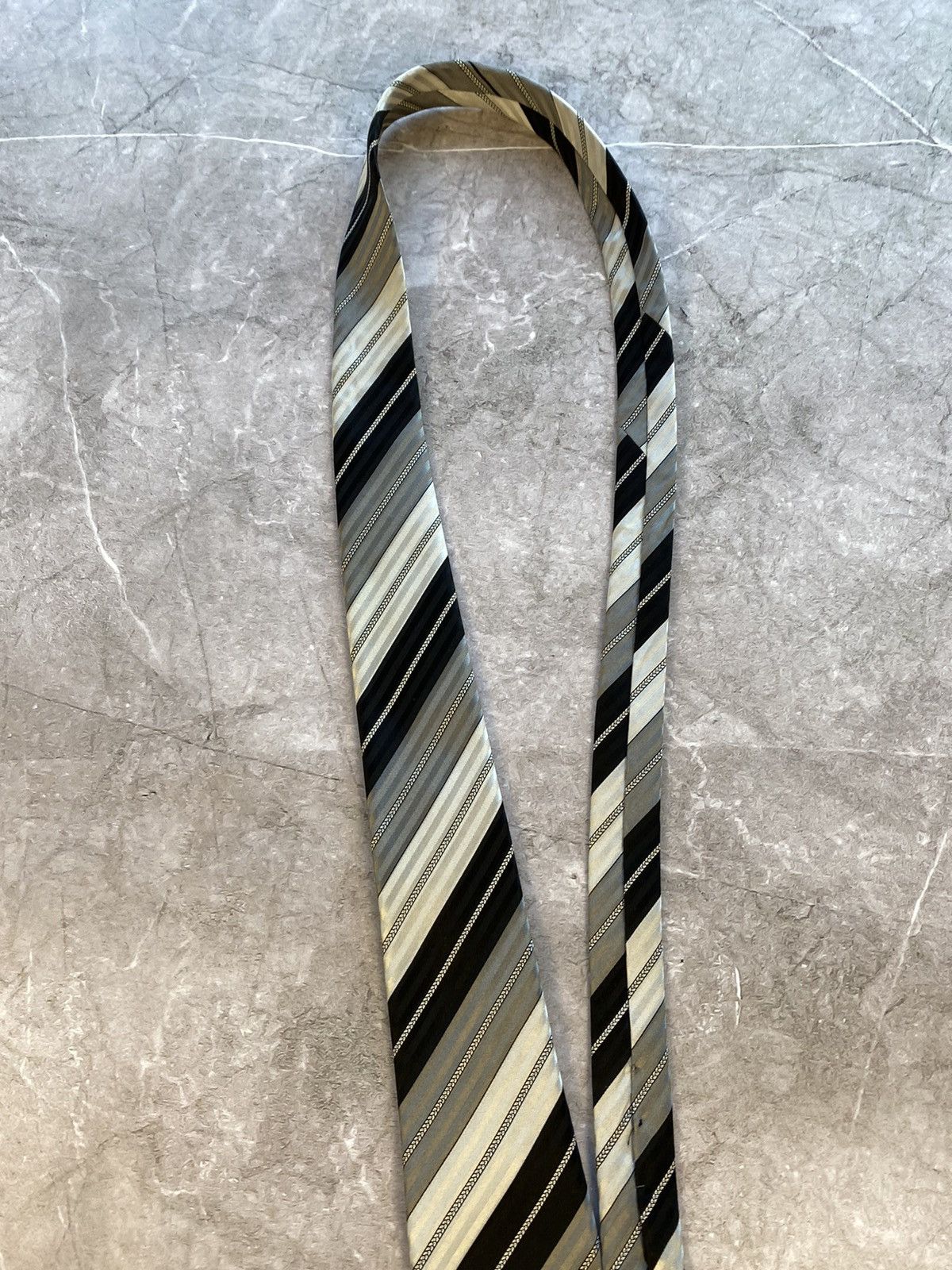 Designer × Lanvin Lanvin Paris Tie Vintage Luxury Made in France Monogram Logo Size ONE SIZE - 3 Thumbnail
