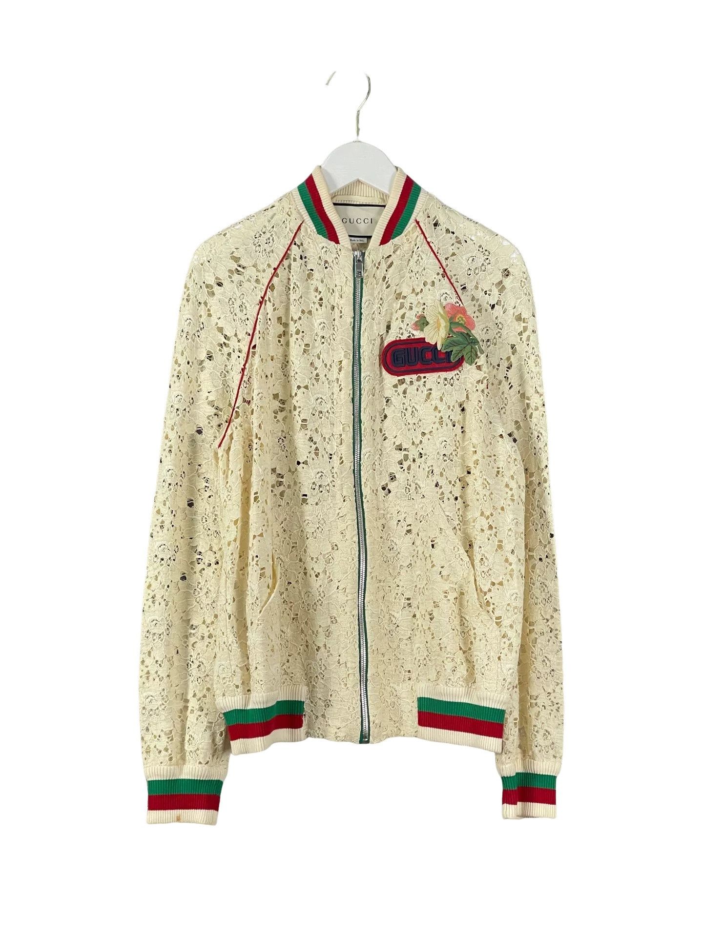 Gucci Gucci Lace Zip Up Jacket Size 38 Size XS / US 0-2 / IT 36-38 - 1 Thumbnail