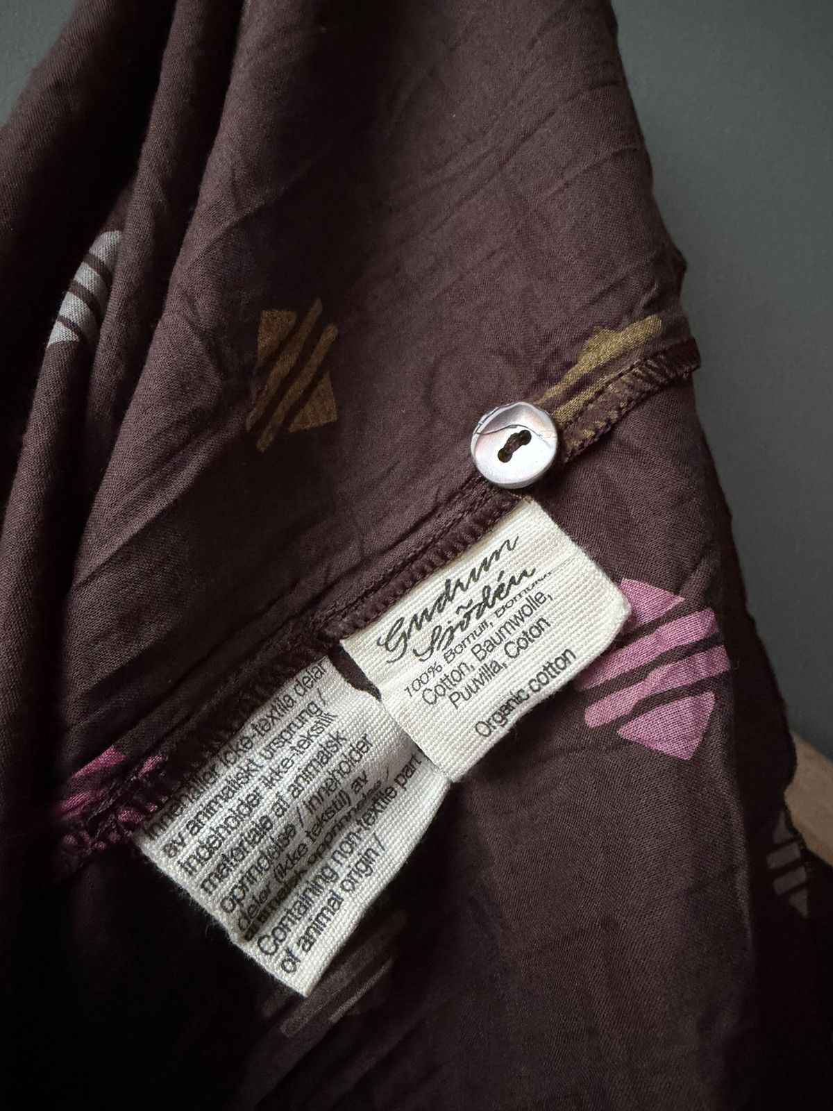 Gudrun Sjoden Gudrun Sjoden Printed Tiered Dress Loose Artsy Fit Size L / US 10 / IT 46 - 4 Thumbnail