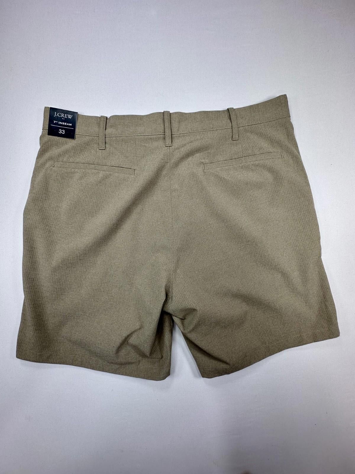 J.Crew J. Crew Flat Front Airy Tech Shorts Brown Men's 33 Size US 33 - 2 Thumbnail