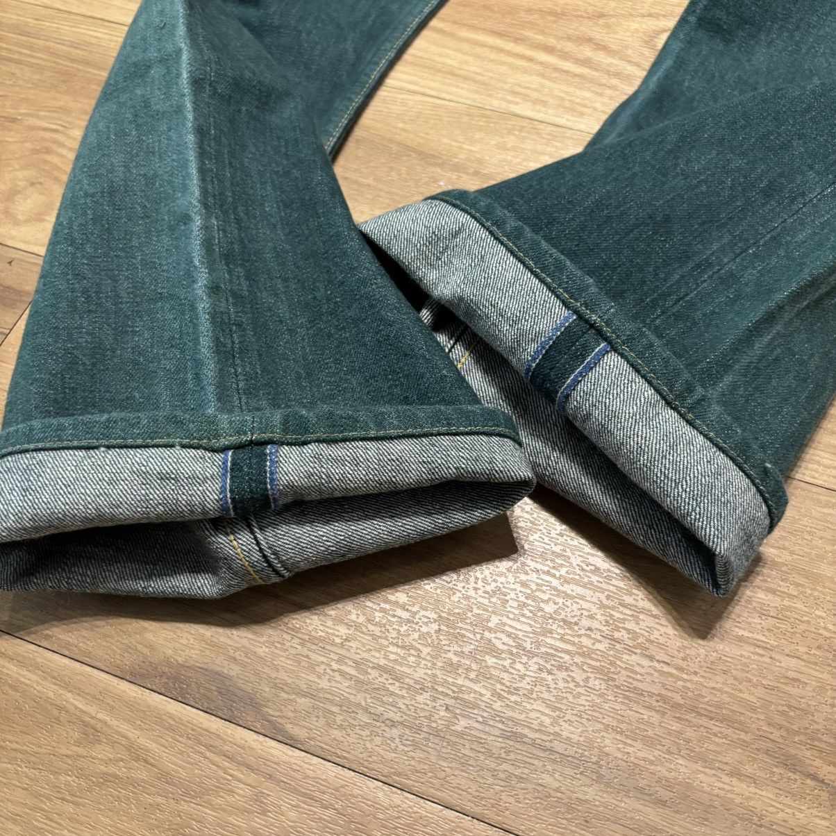 Kapital Kapital No.4 Selvedge Buckle Back Selvedge Jeans Size US 27 - 3 Thumbnail
