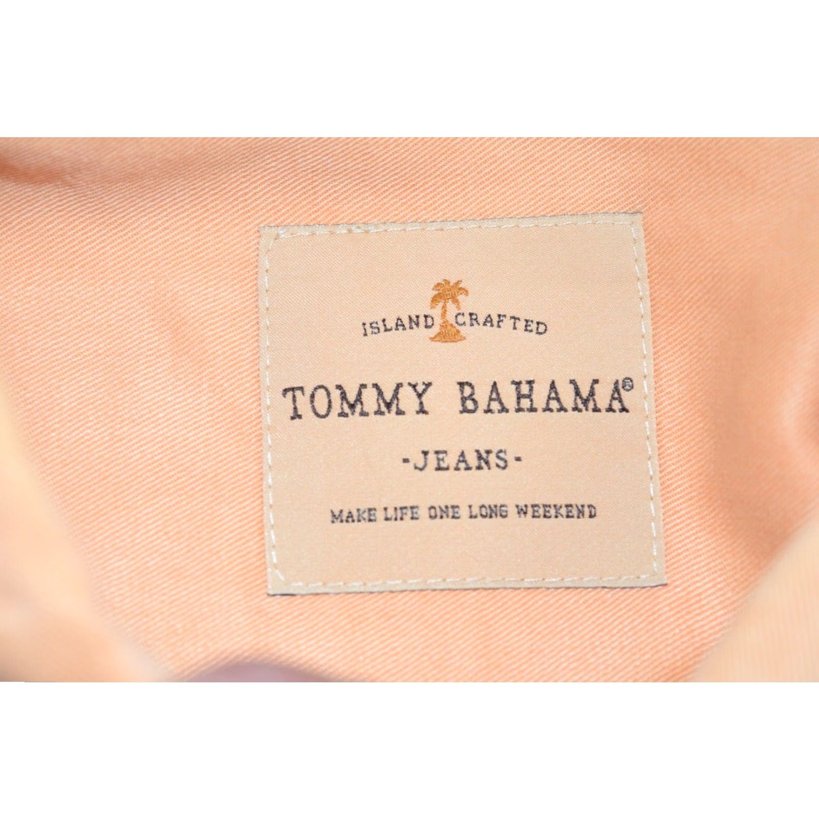 Tommy Bahama Tommy Bahama Men's Button-Up Shirt L/S Orange Casual Tencel Cotton Aloha 2020s Size US L / EU 52-54 / 3 - 6 Thumbnail