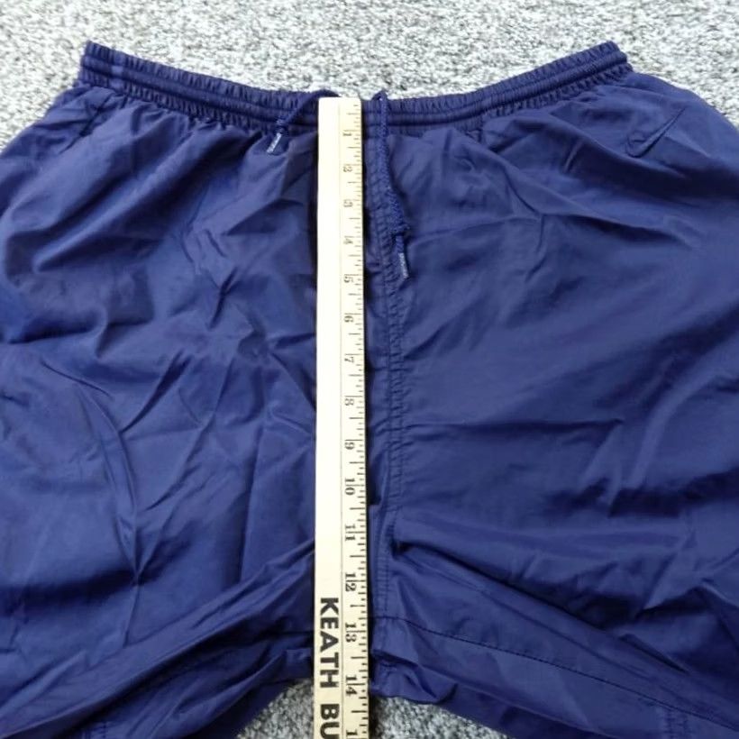 Nike Nike Pants Mens L Blue Windbreaker Track Drawstring Ankle Zip Swoosh 90s Y2K VTG Size US 33 - 4 Thumbnail