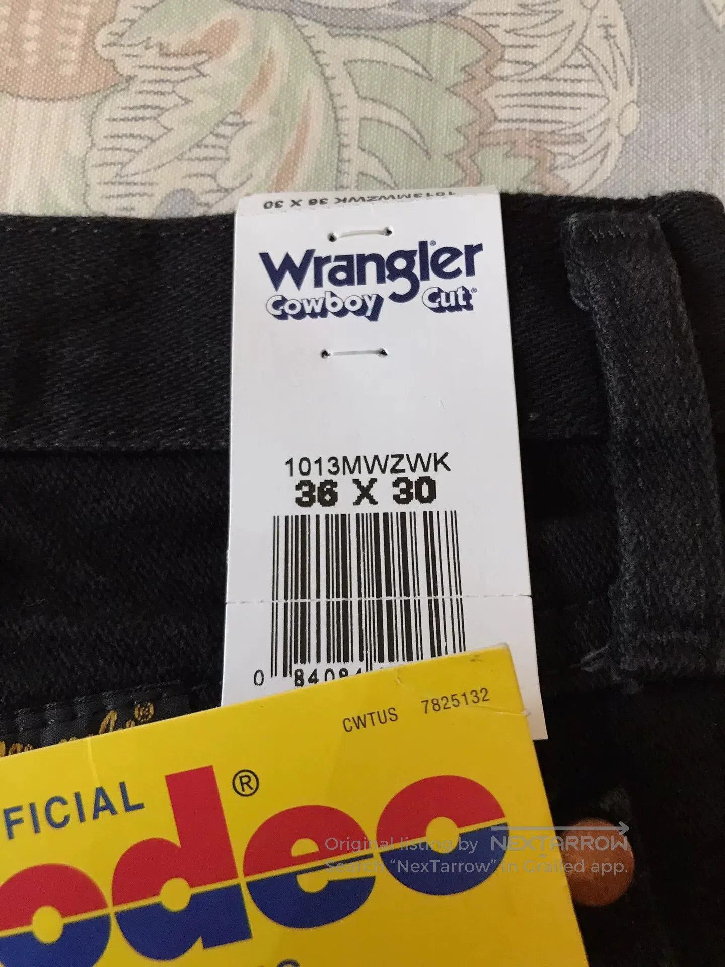 Wrangler Wrangler 13MWZ Black Jeans W36L30. Size US 36 / EU 52 - 8 Thumbnail