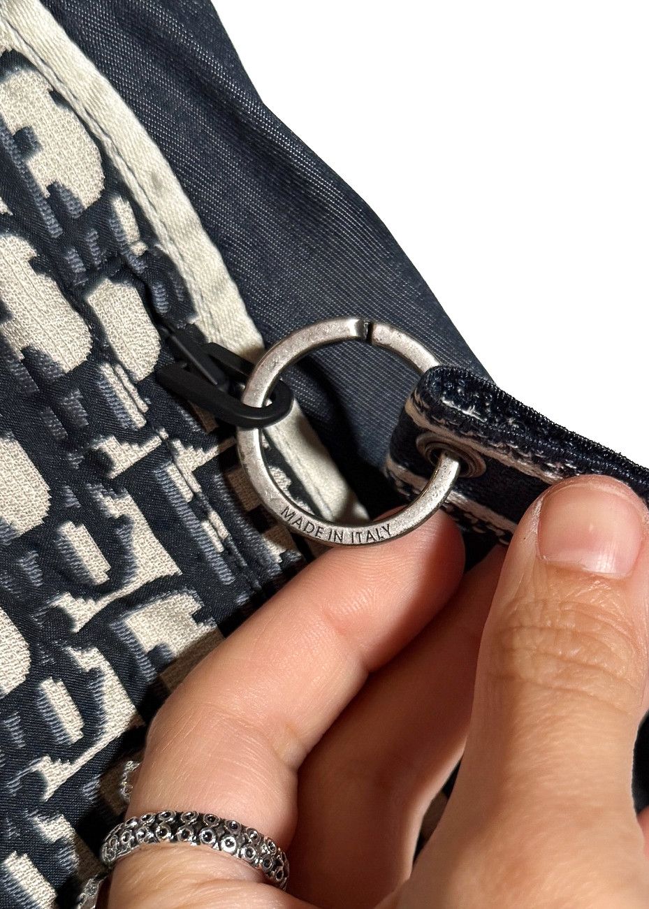 Dior Dior Blue Oblique Jacquard Taffeta Technical Mini Shorts Size 26" / US 2 / IT 38 - 8 Thumbnail