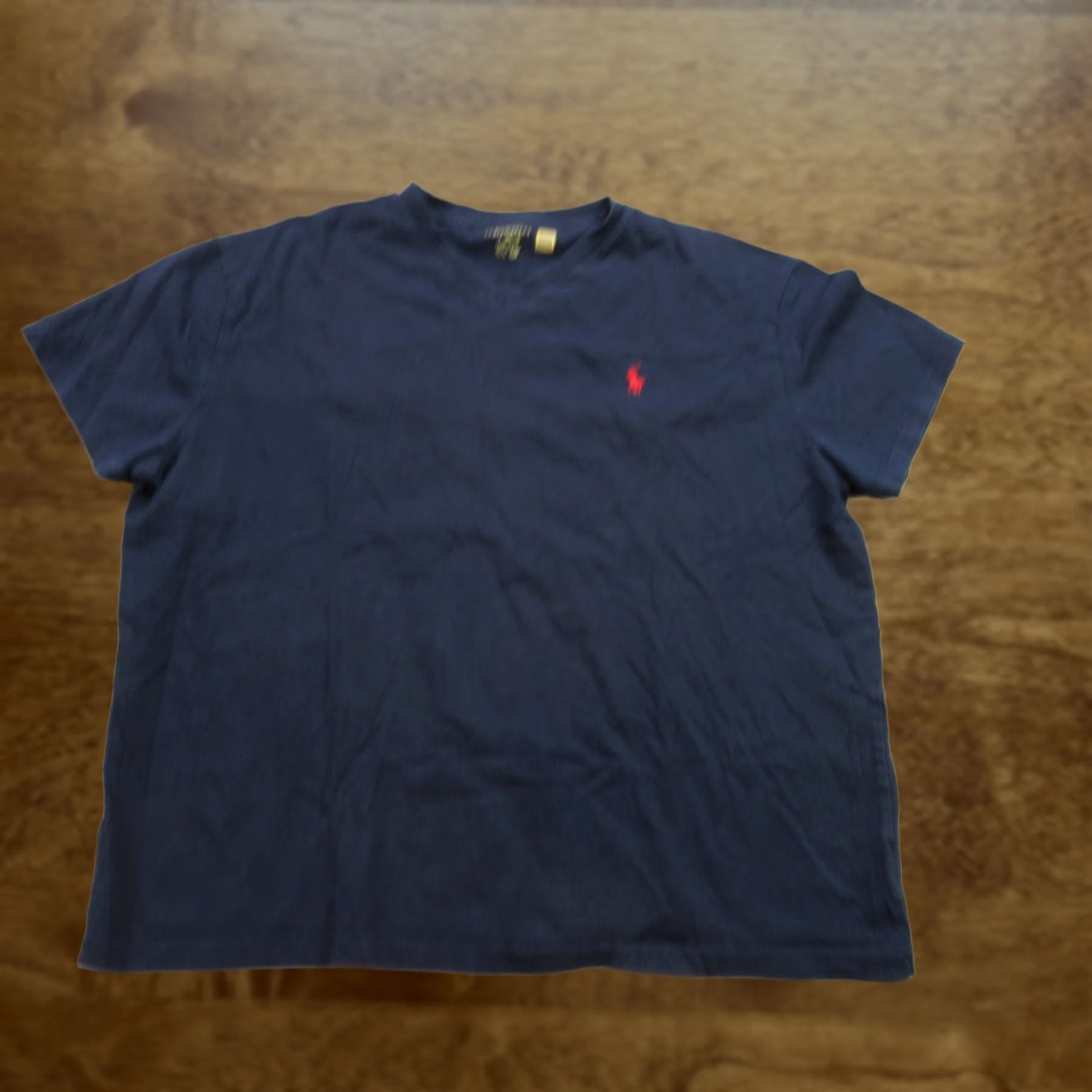 Polo Ralph Lauren Polo Ralph Lauren Shirt Mens Short Sleeve V Neck Classic Fit Blue Casual Size US L / EU 52-54 / 3 - 1 Thumbnail