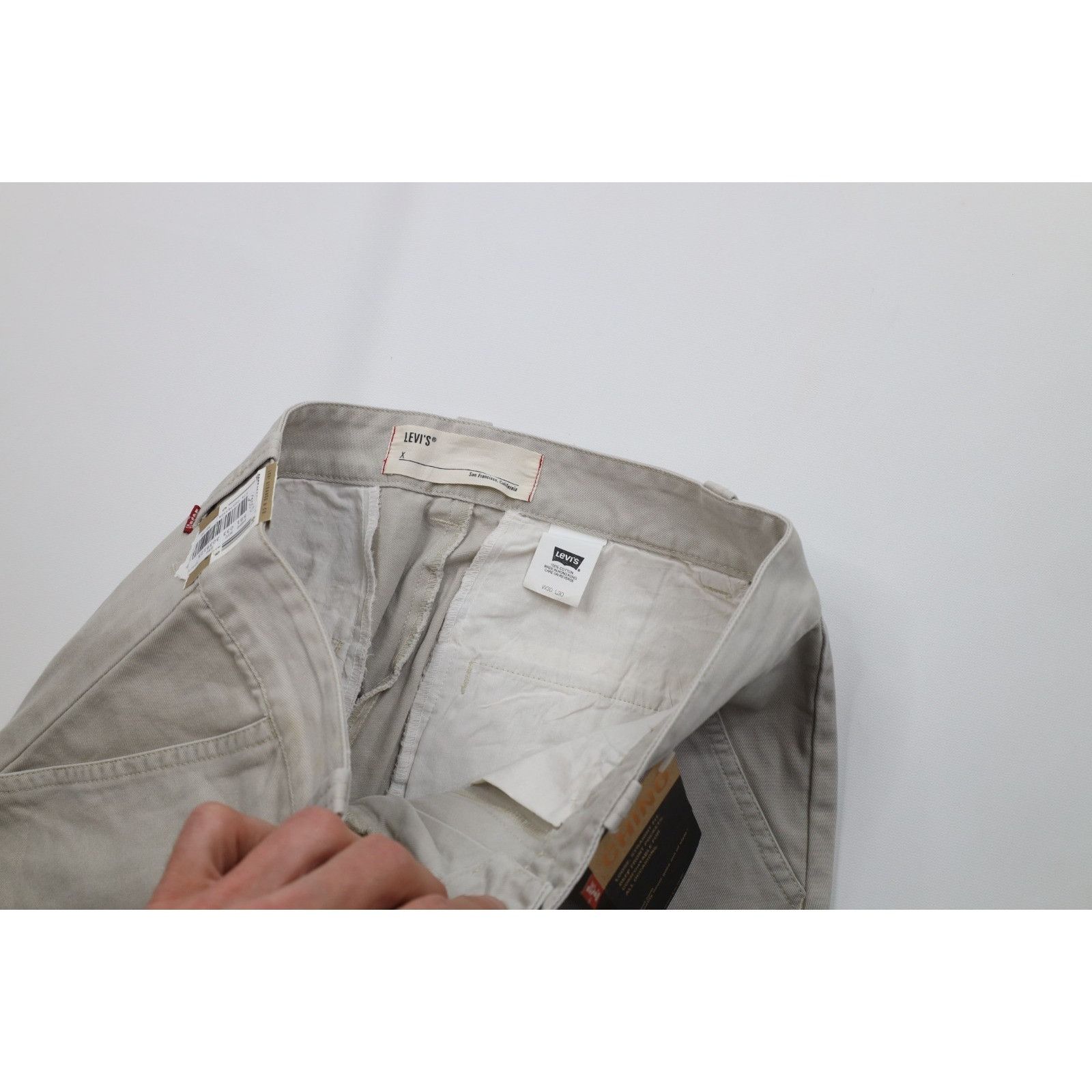 Levi's Deadstock Vintage Y2K 2000 Levis Loose Fit Wide Leg Pants Size US 30 / EU 46 - 7 Thumbnail