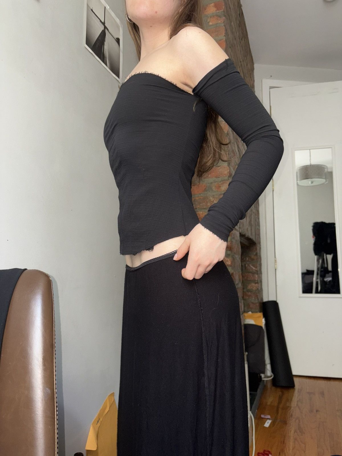 Marc Le Bihan Marc le bihan off the shoulder crinkle top. Size S / US 4 / IT 40 - 2 Thumbnail