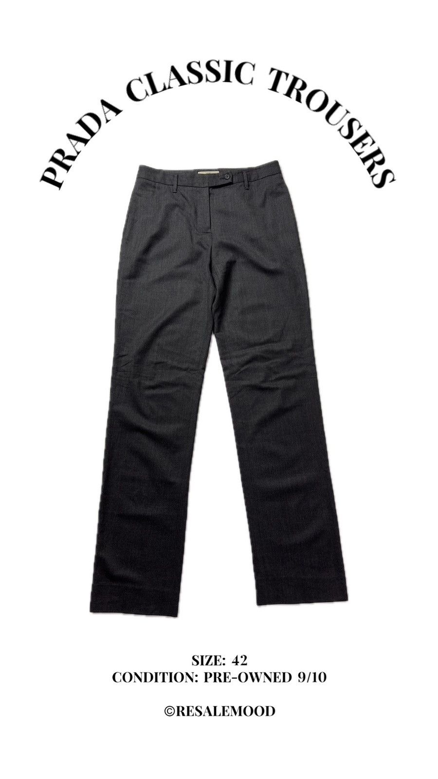 Prada Prada classic trousers Size 28" / US 6 / IT 42 - 1 Thumbnail