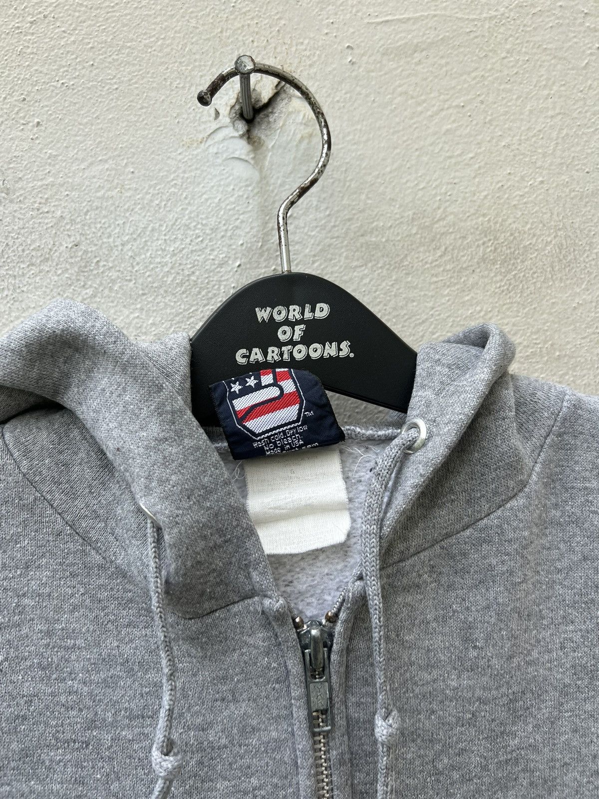 FUCT Vintage 90s FUCT Spell Out Grey Hoodie Sweater Size US L / EU 52-54 / 3 - 8 Thumbnail