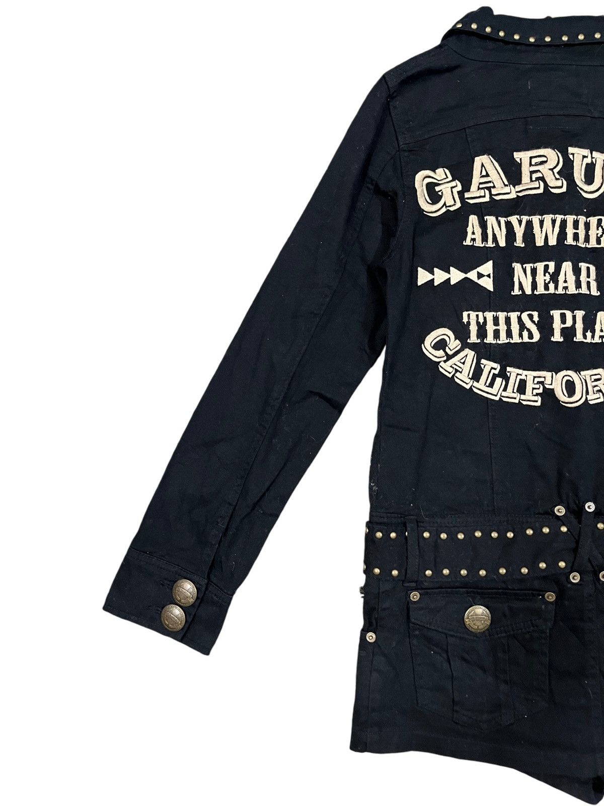Japanese Brand × Vintage Vintage Garula City Chick Studded Romper Belt Jacket Size M / US 6-8 / IT 42-44 - 10 Thumbnail